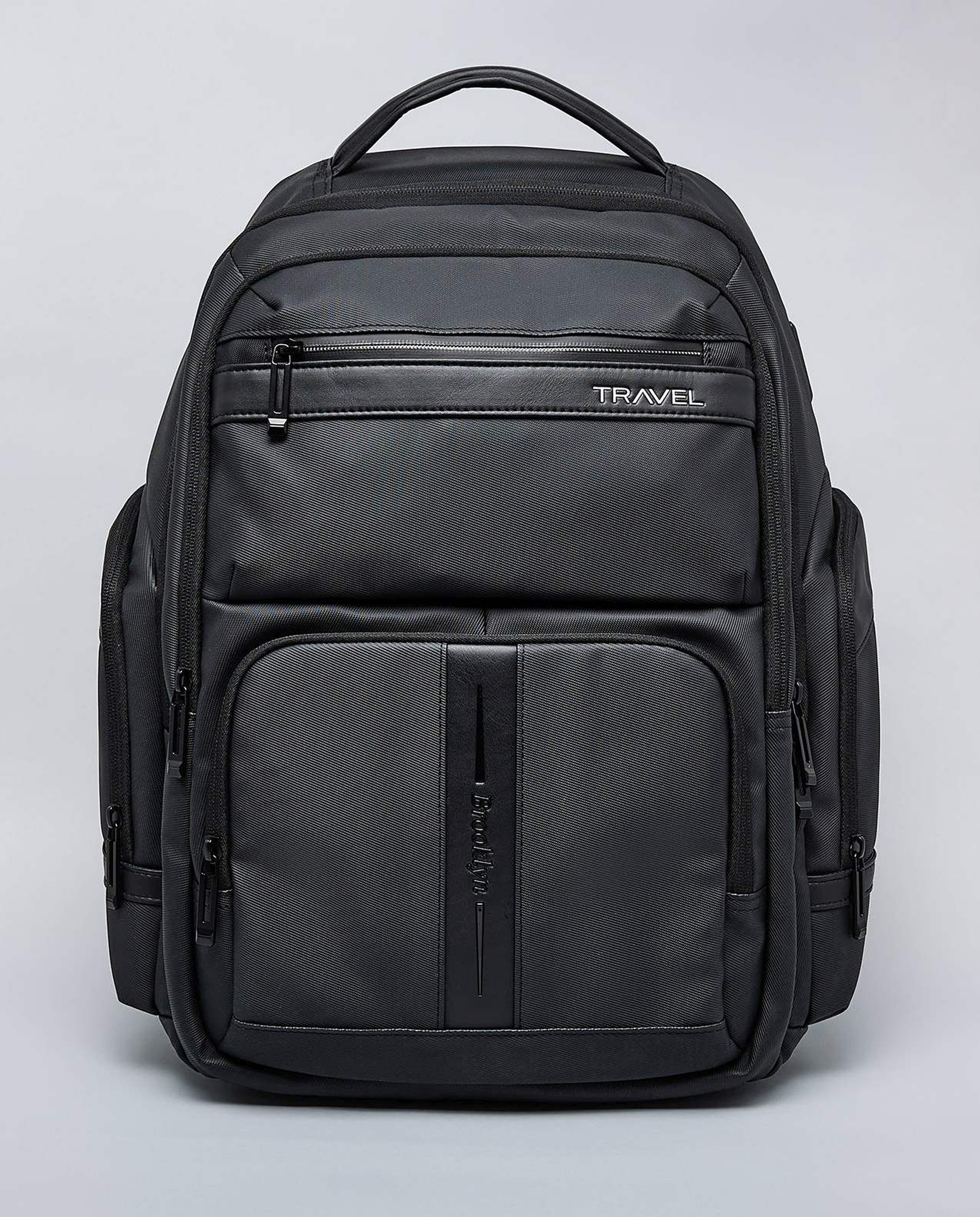 Solid Zip-Around Backpack