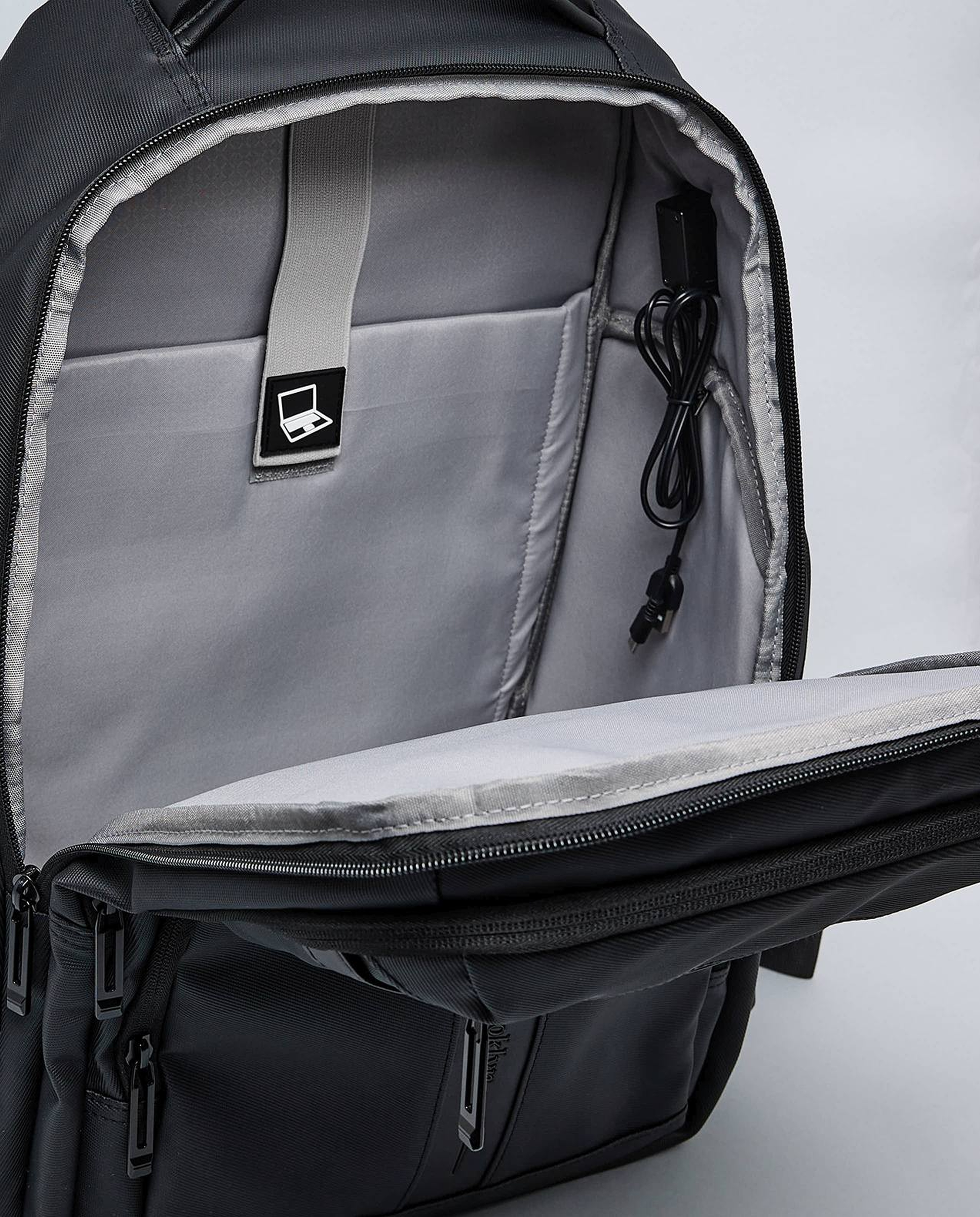 Solid Zip-Around Backpack