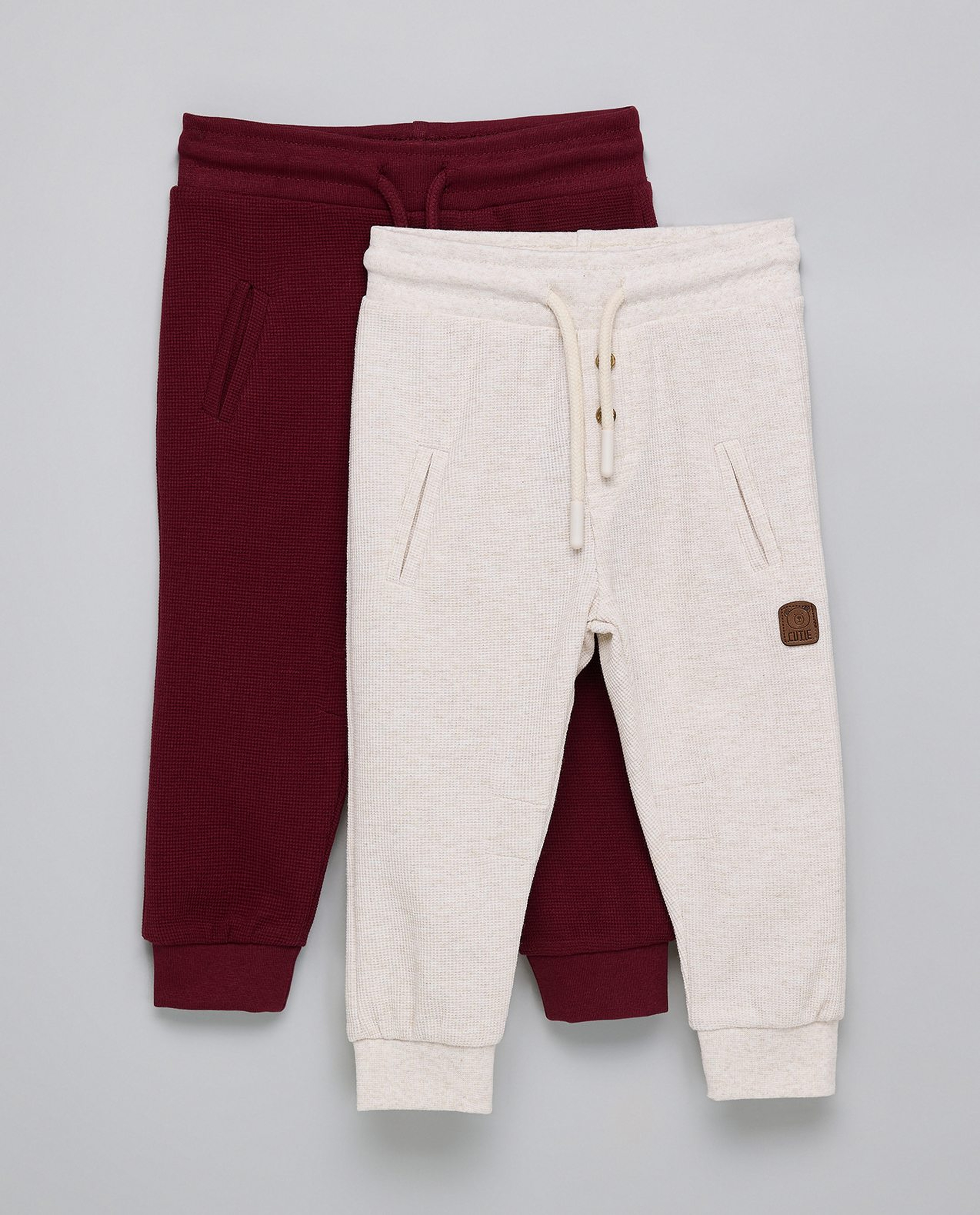 2 Pack Joggers with Drawstring Waist