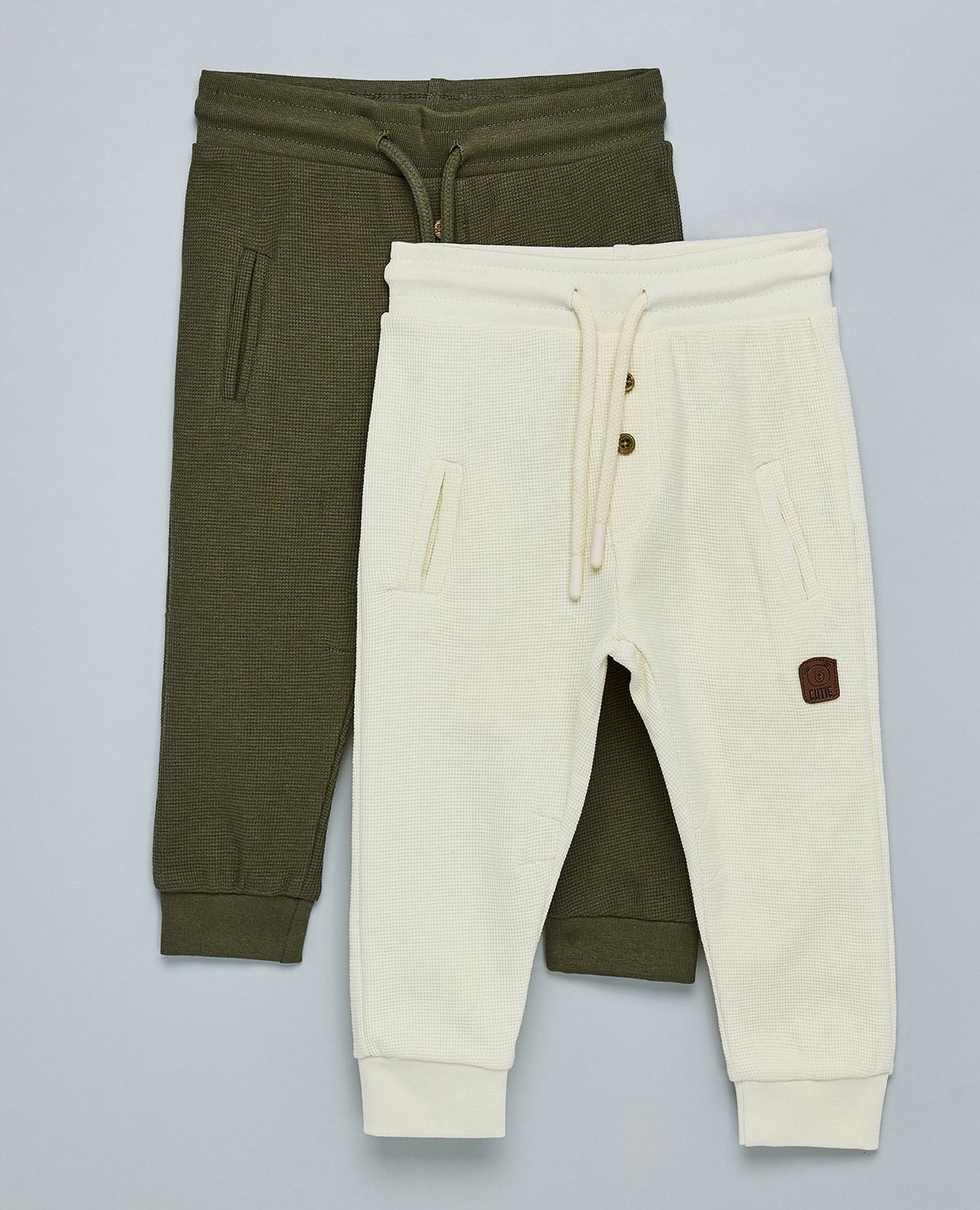 2 Pack Joggers with Drawstring Waist
