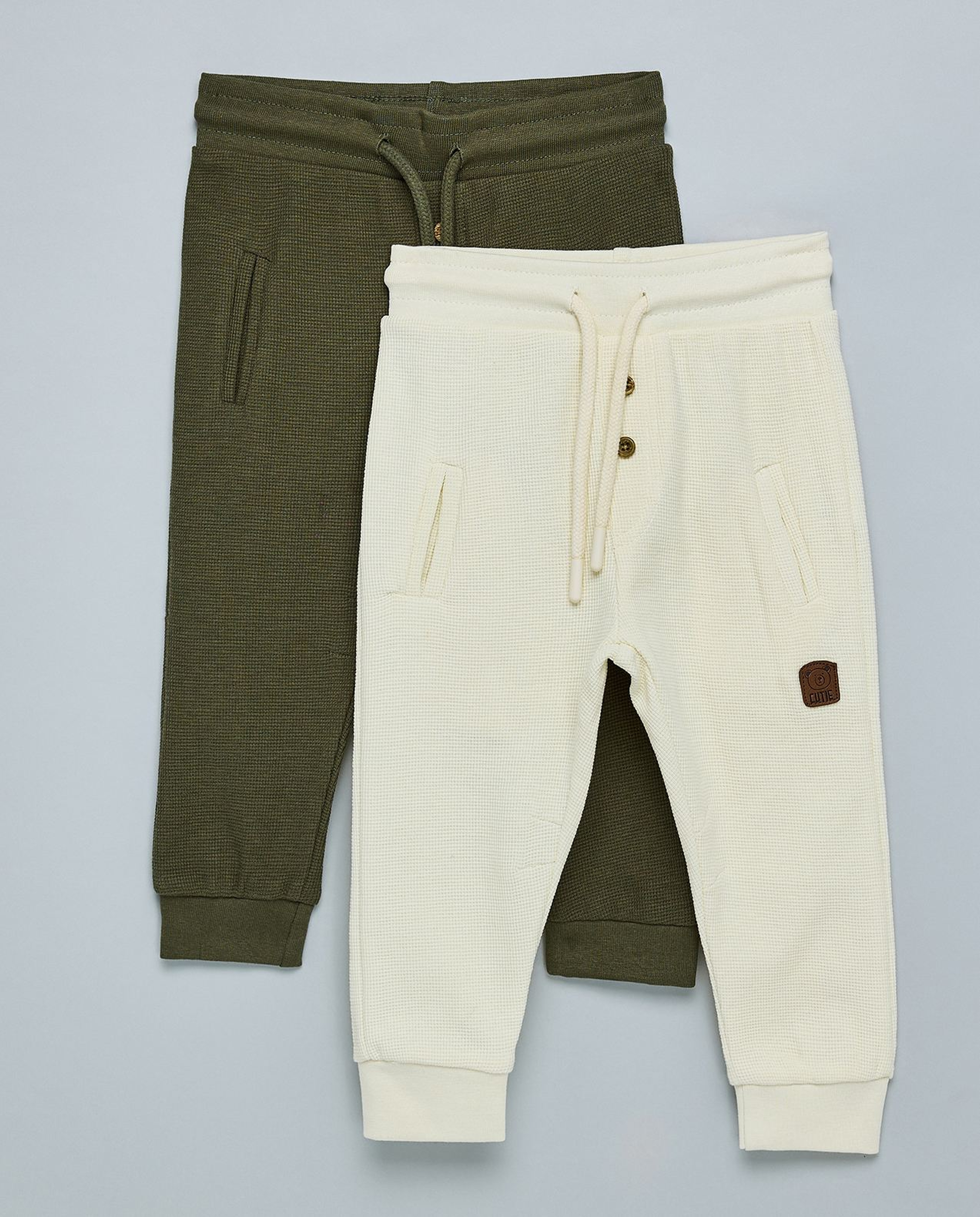 2 Pack Joggers with Drawstring Waist