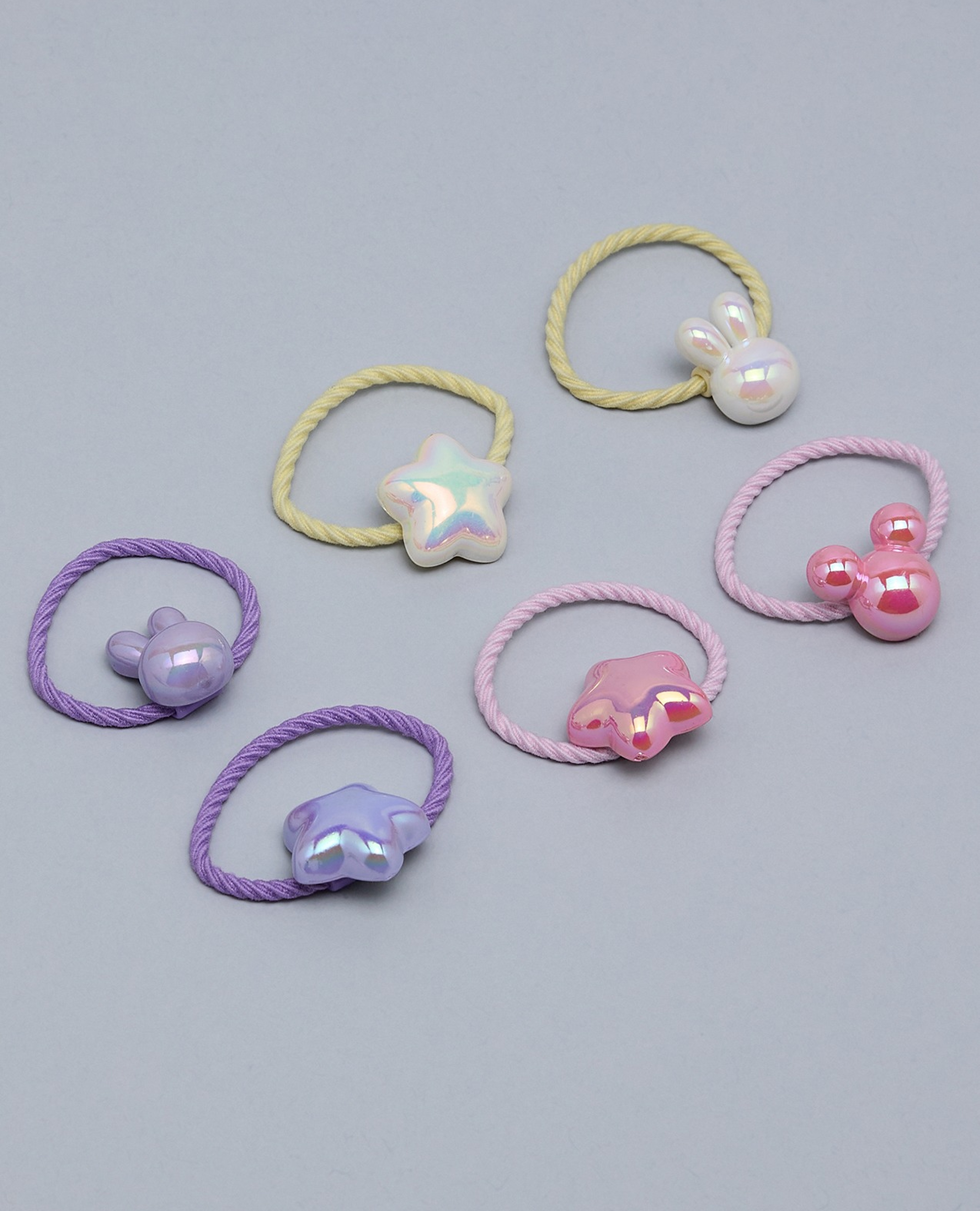 6 Piece Ponytail Bands