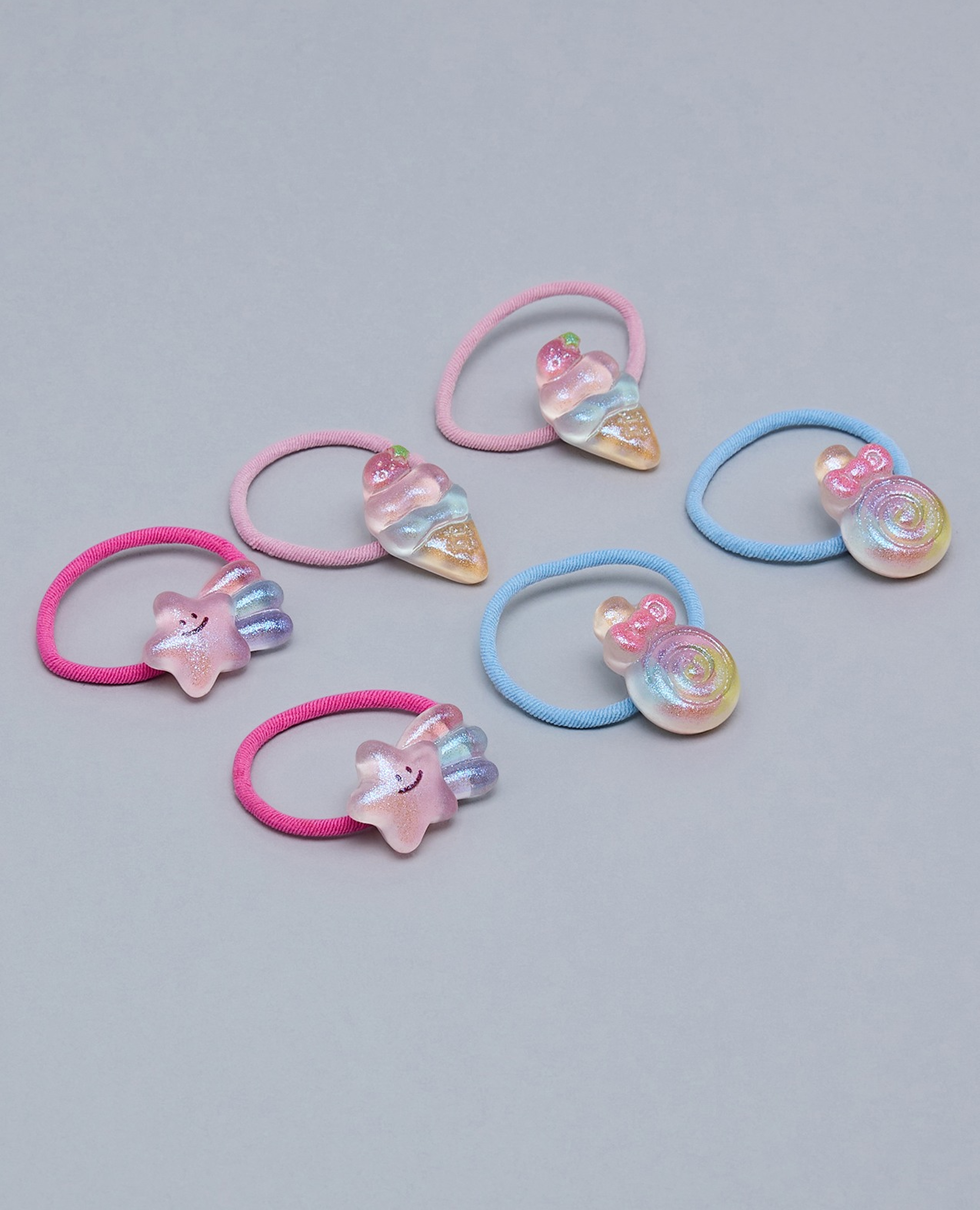 6 Piece Ponytail Bands