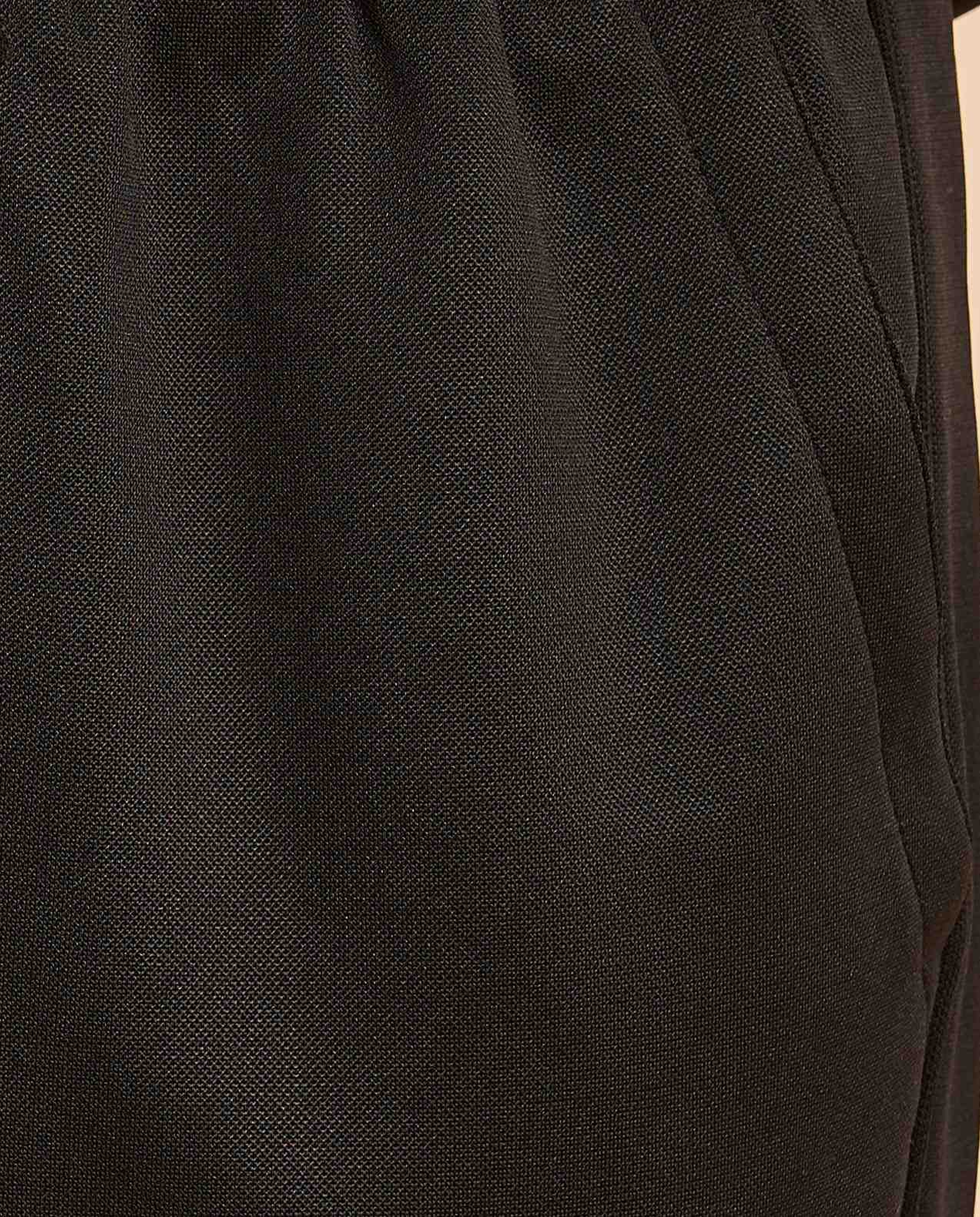 Solid Knitted Pants with Drawstring Waist