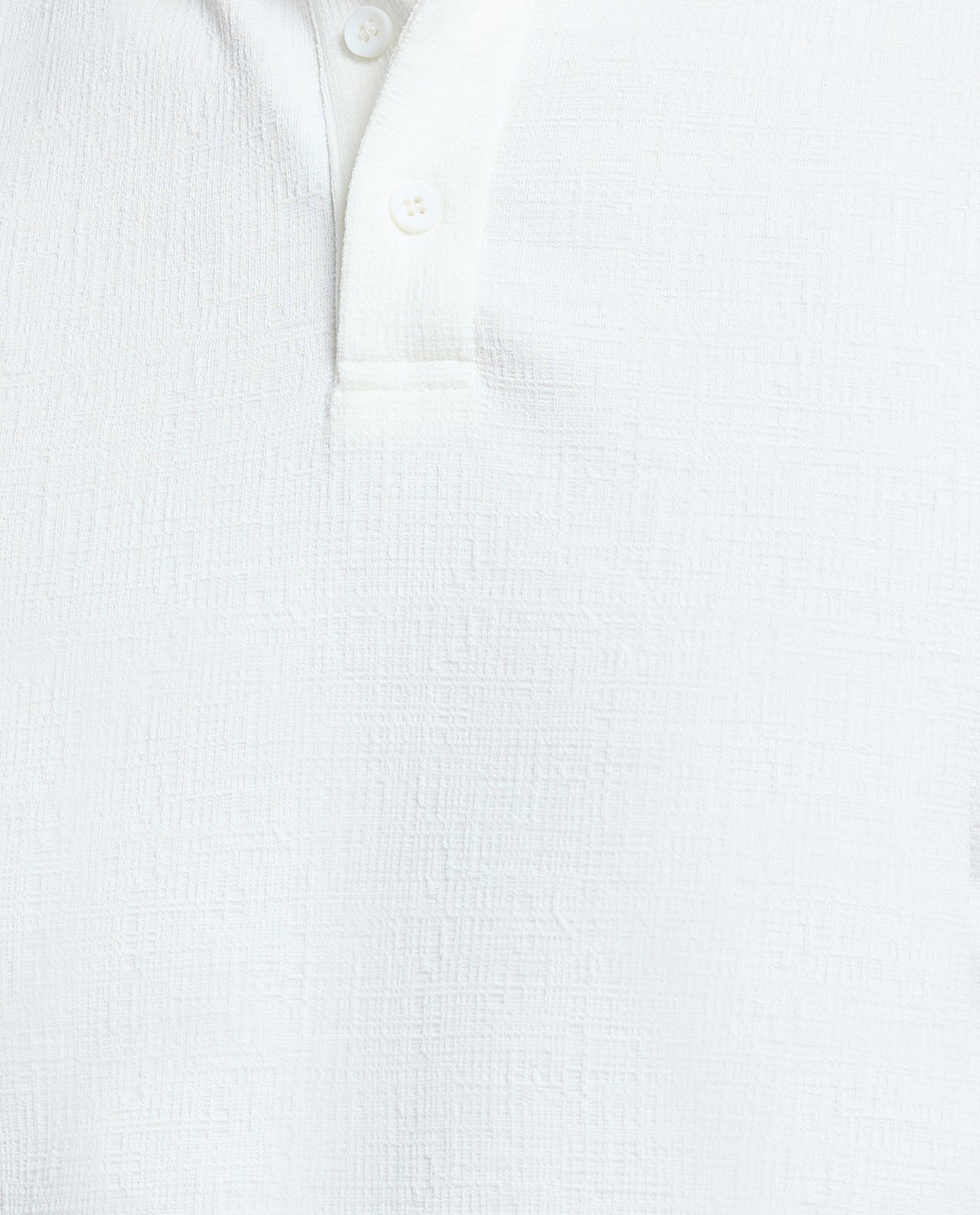 Textured Polo T-Shirt with Short Sleeves