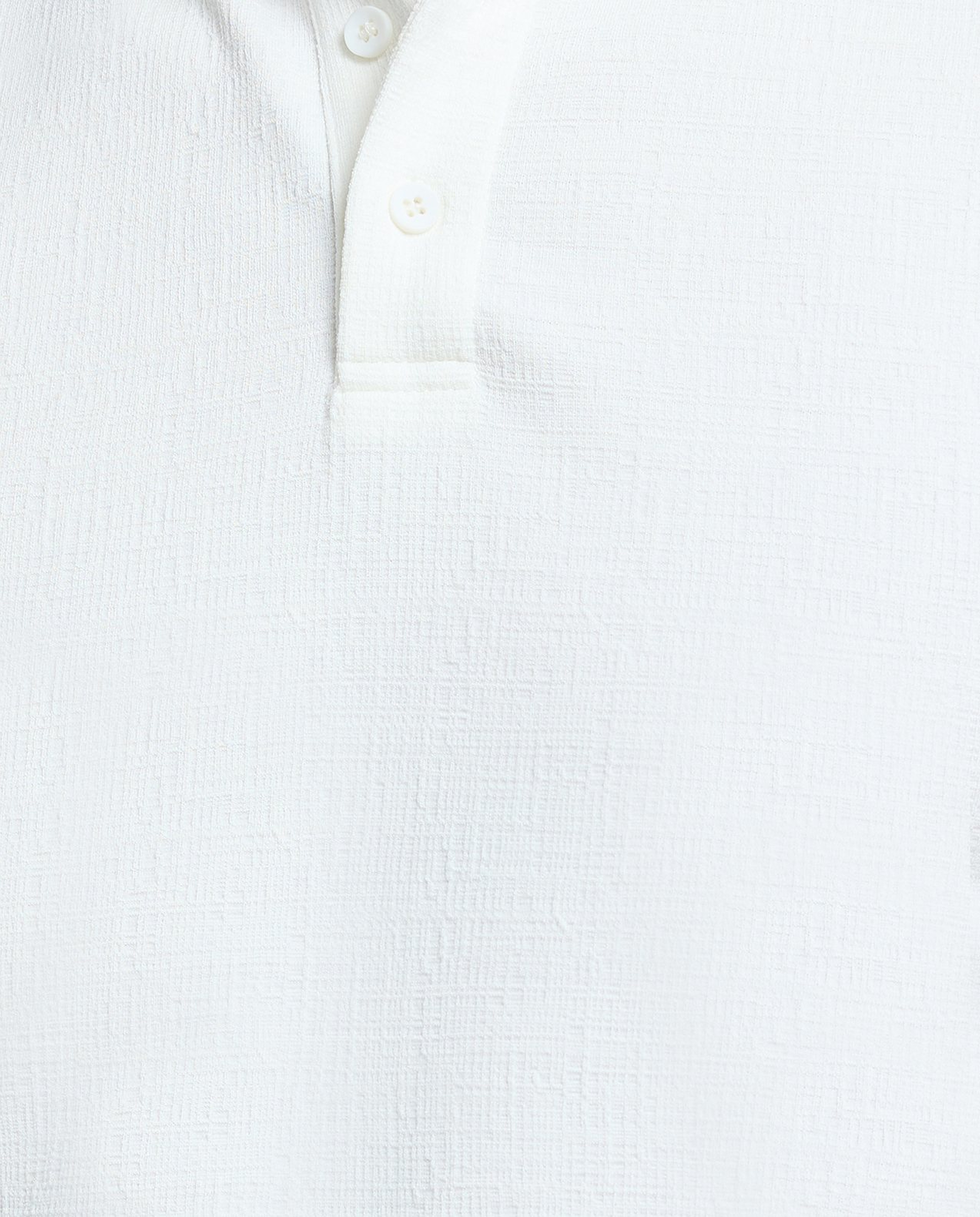 Textured Polo T-Shirt with Short Sleeves