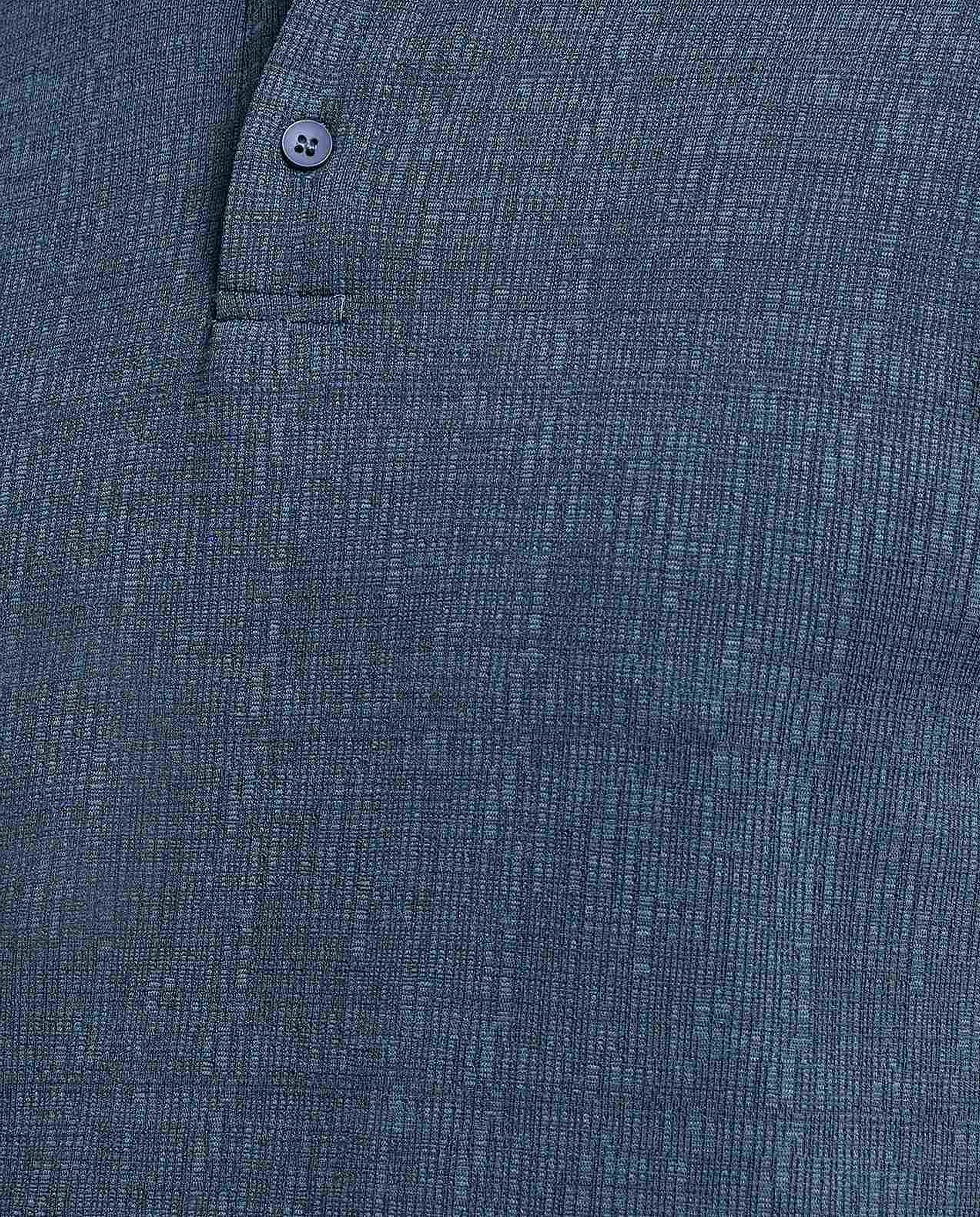 Textured Polo T-Shirt with Short Sleeves