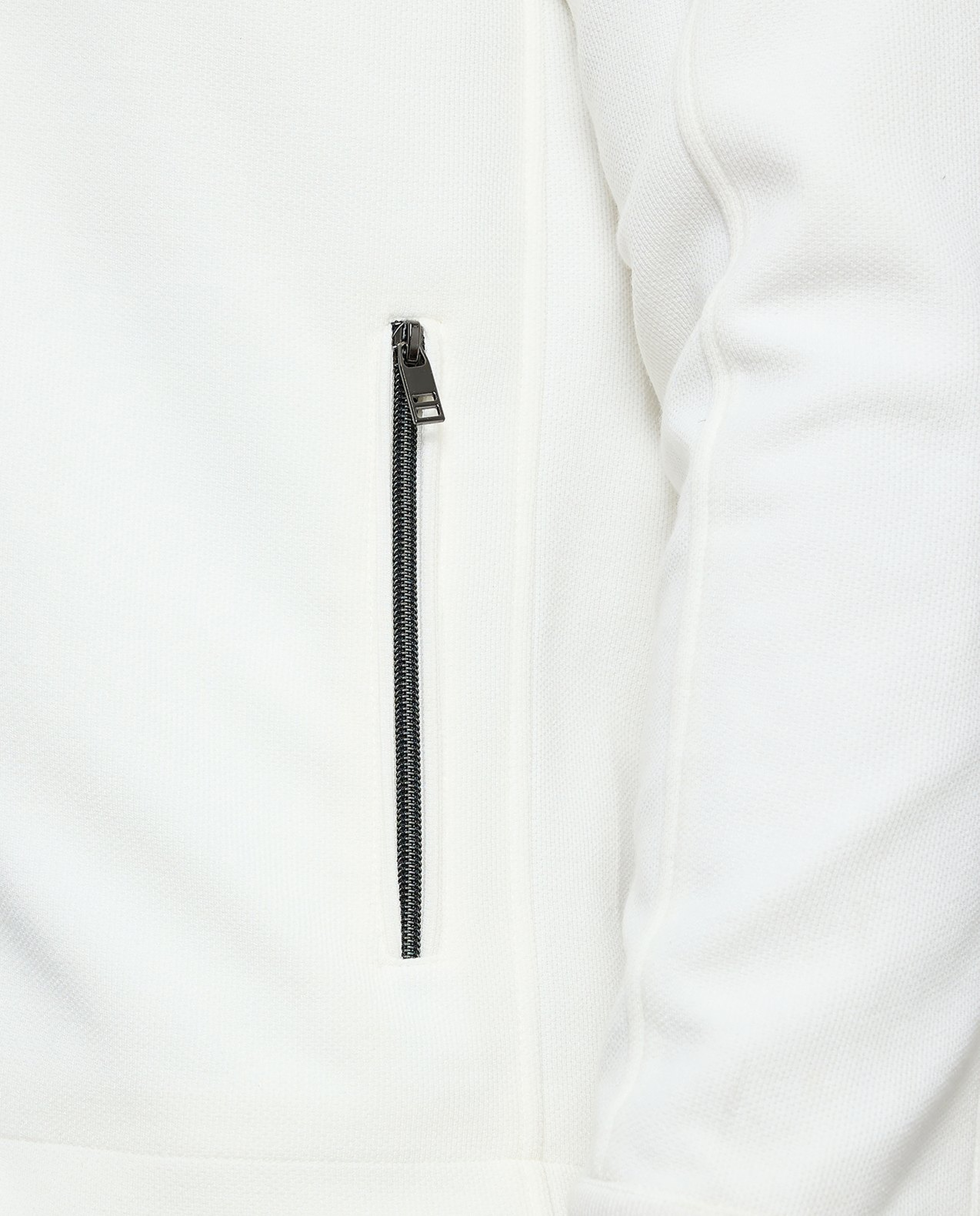 Textured Knit Jacket with Zipper Closure