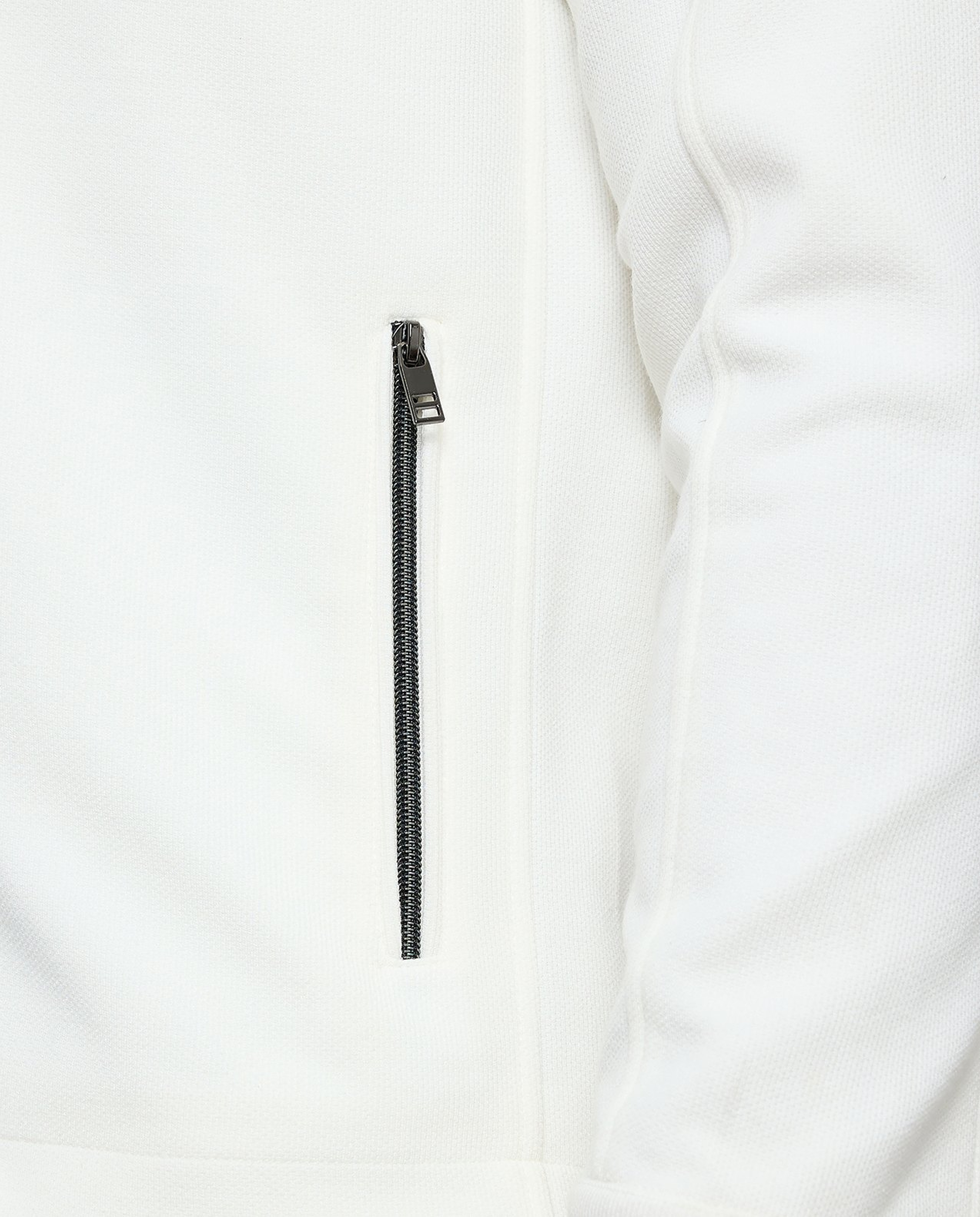 Textured Knit Jacket with Zipper Closure