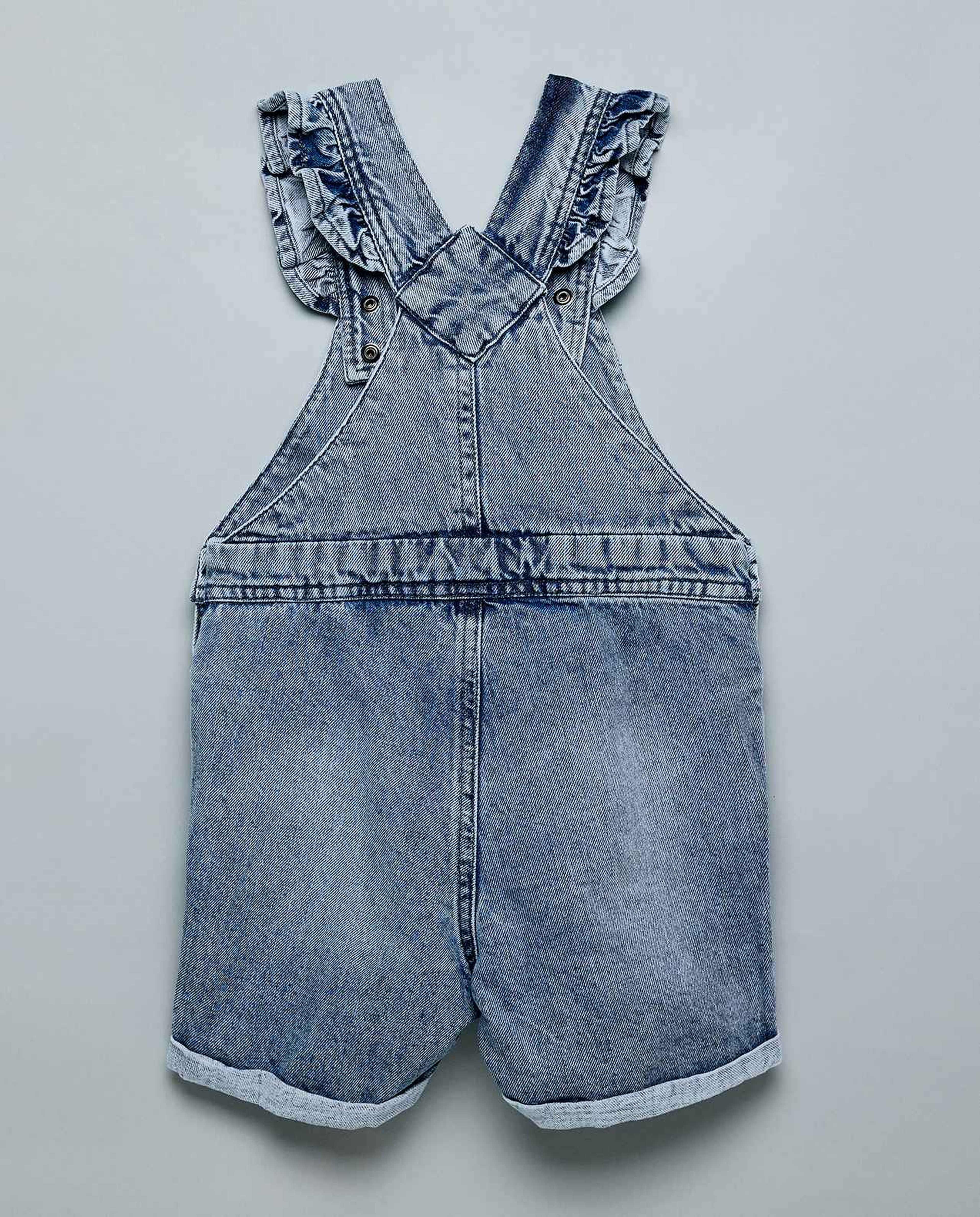 Printed T-Shirt and Dungaree Set