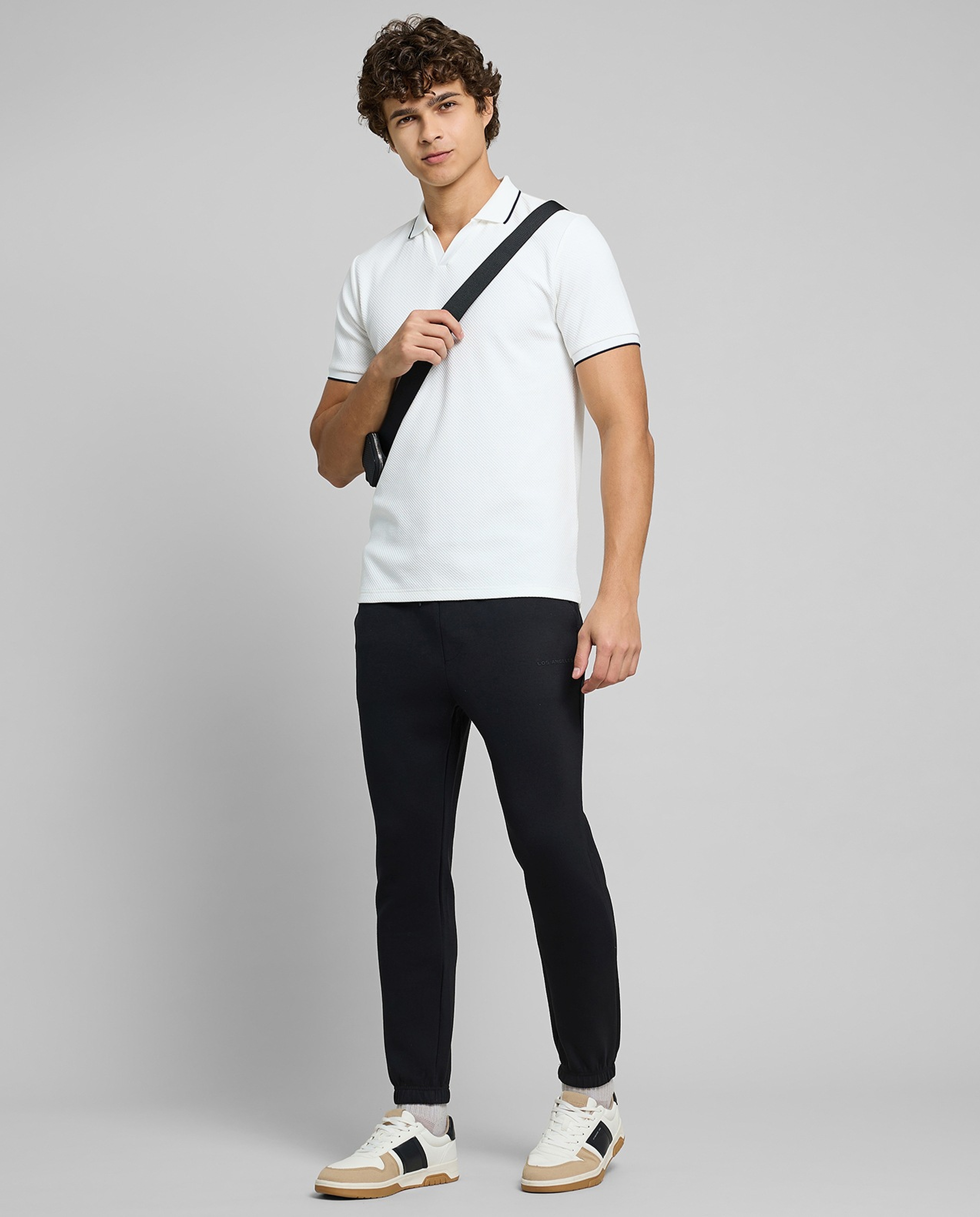Embroidered Polo T-Shirt with Short Sleeves