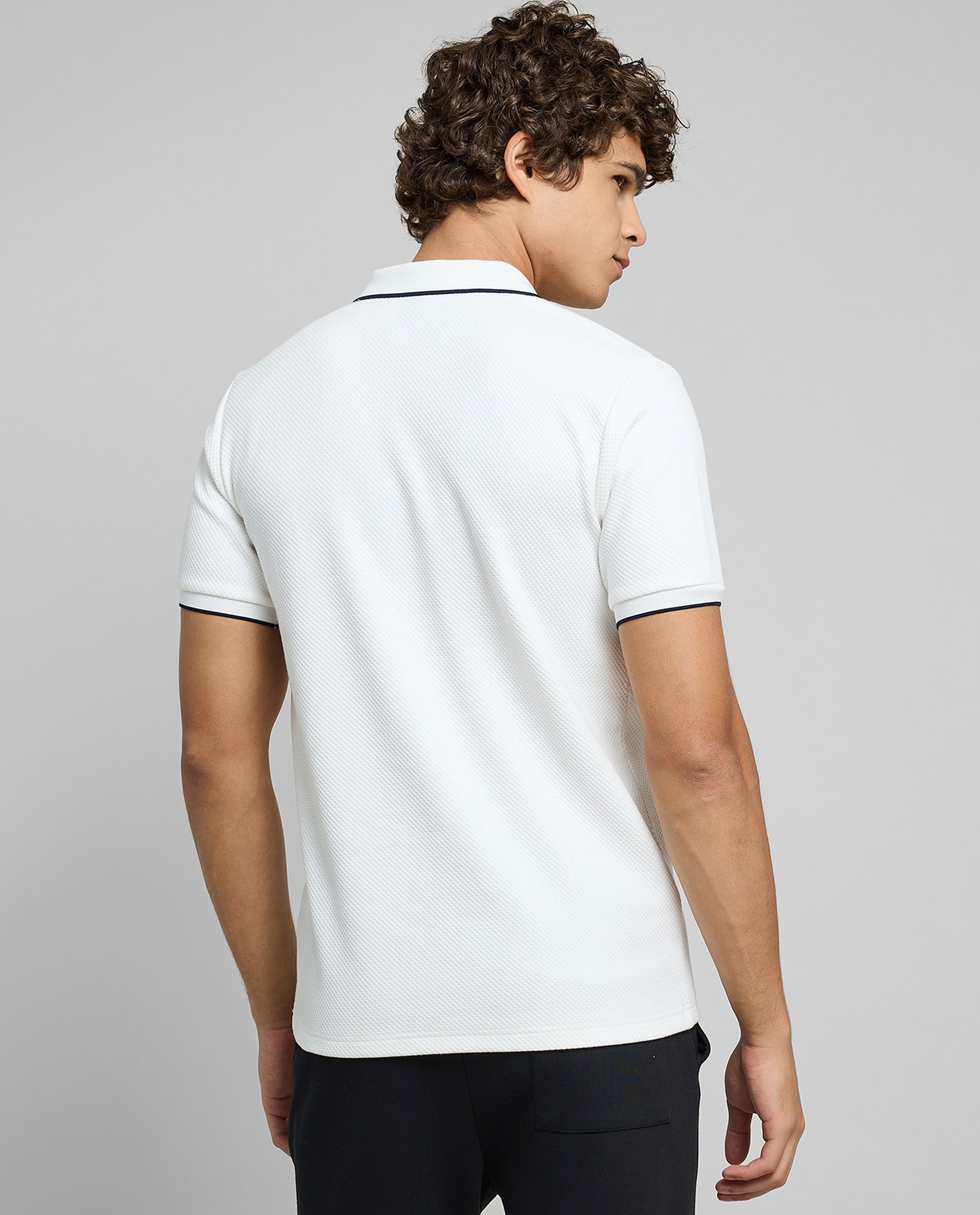 Embroidered Polo T-Shirt with Short Sleeves