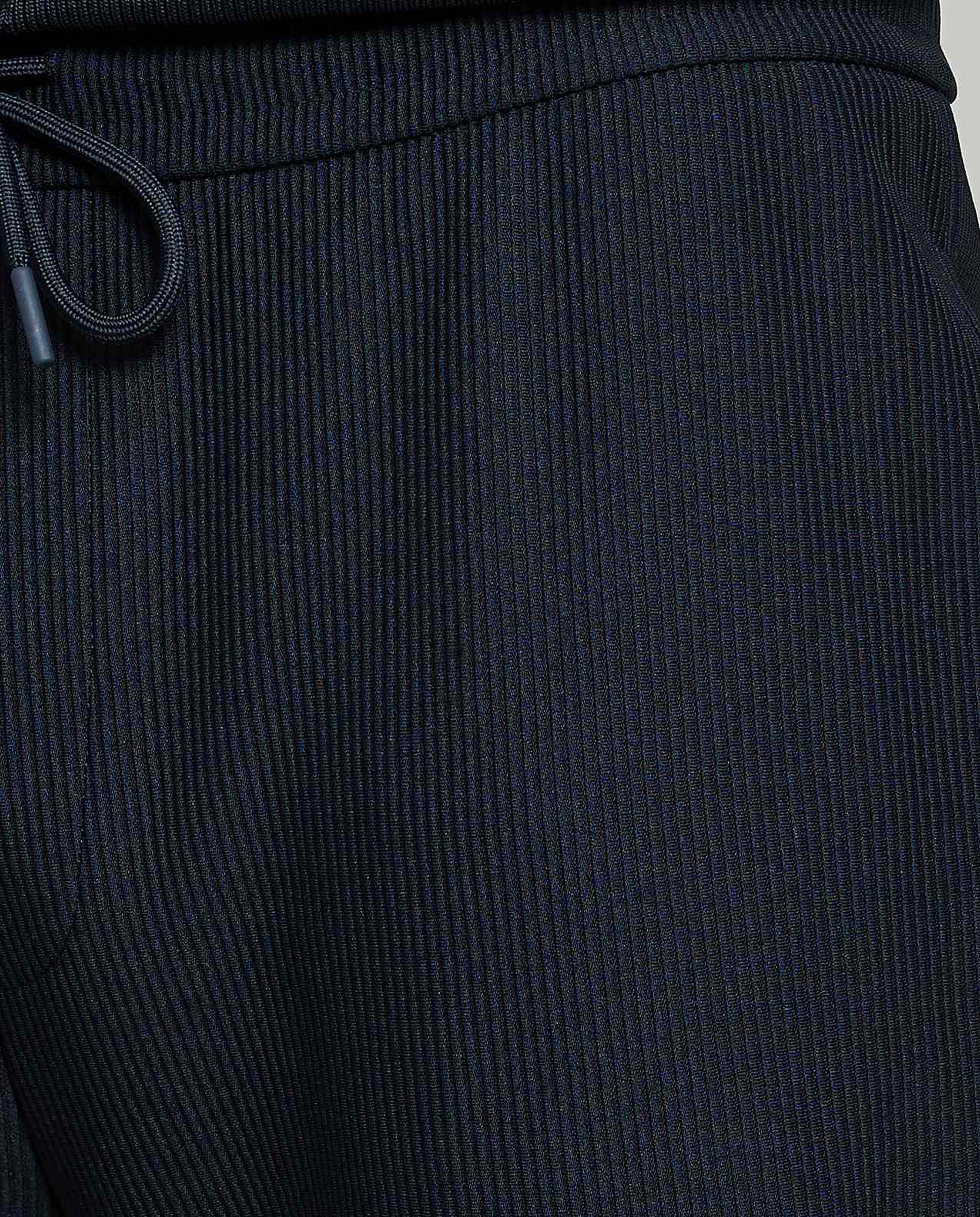 Ribbed Knit Pants with Drawstring Waist