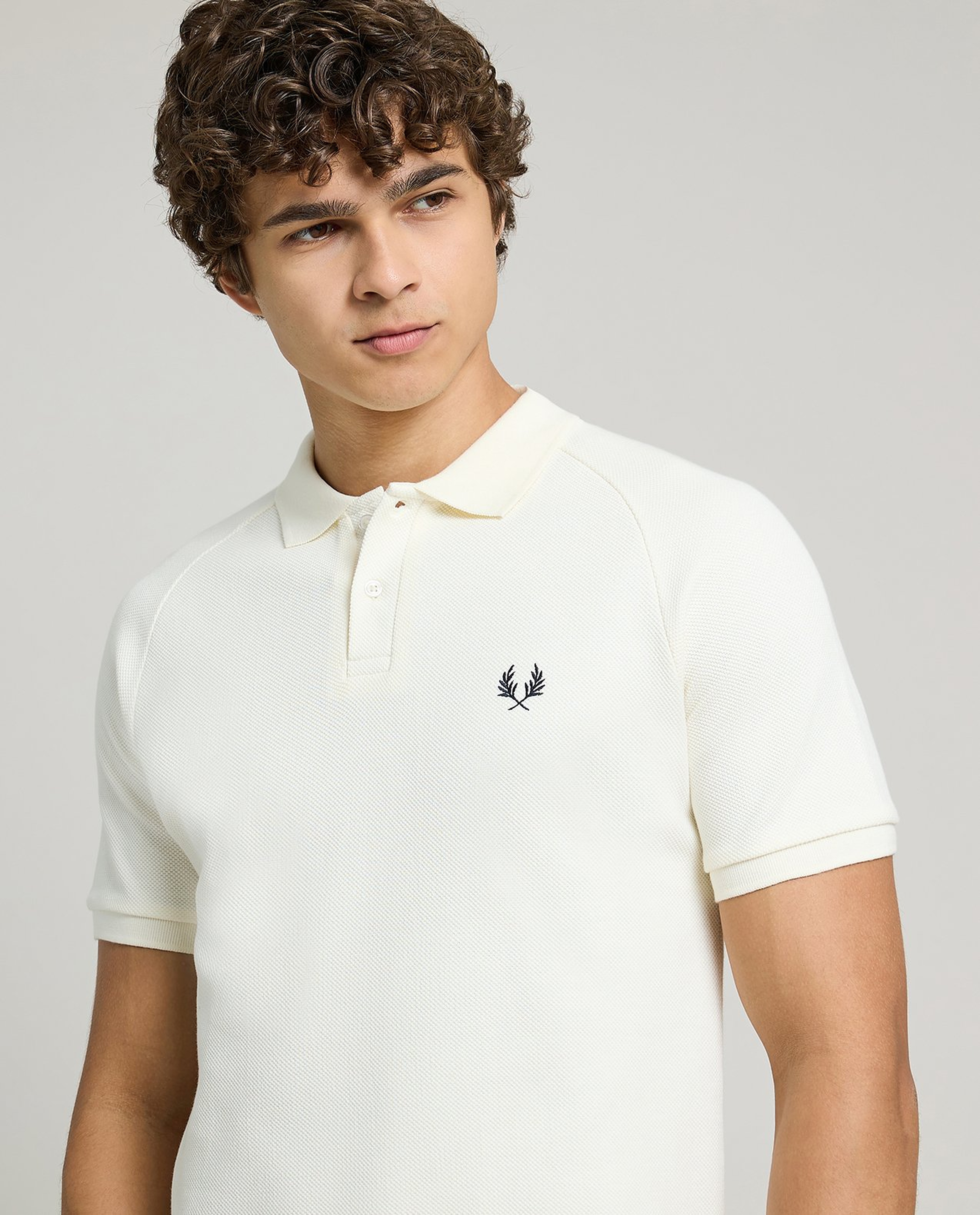 Logo Detail Polo T-Shirt with Short Sleeves