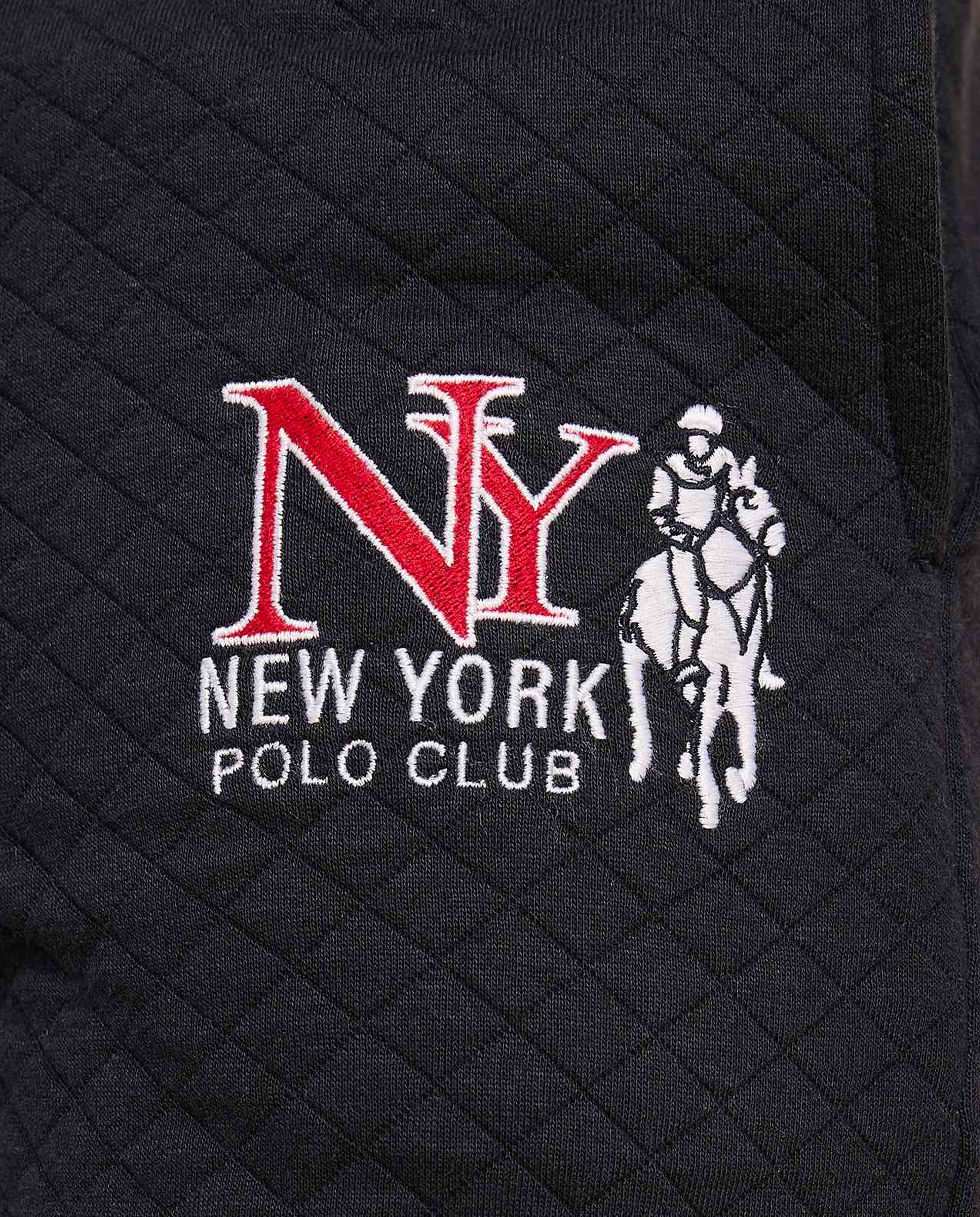 Quilted Joggers with Drawstring Waist