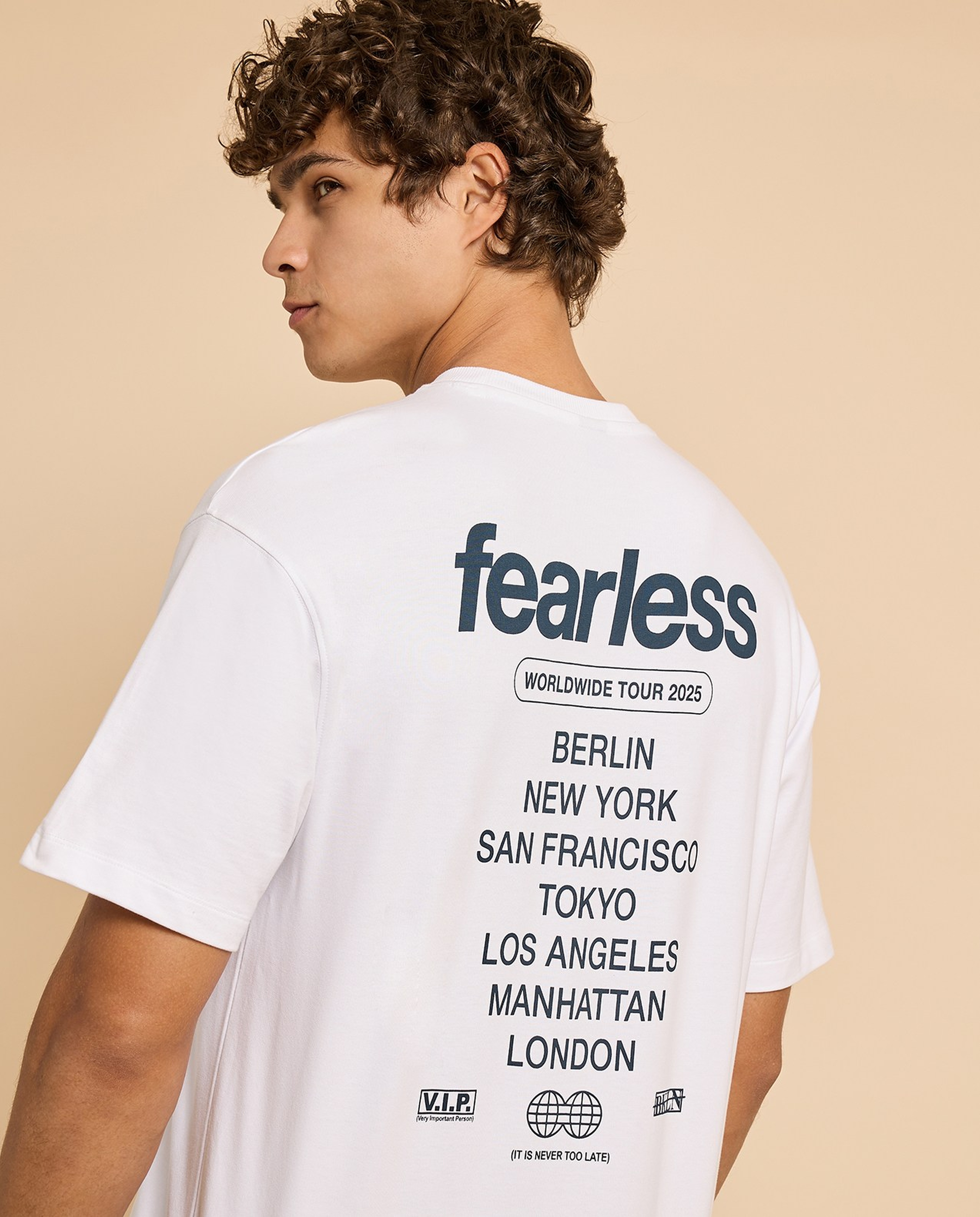 Printed T-Shirt with Crew Neck and Short Sleeves