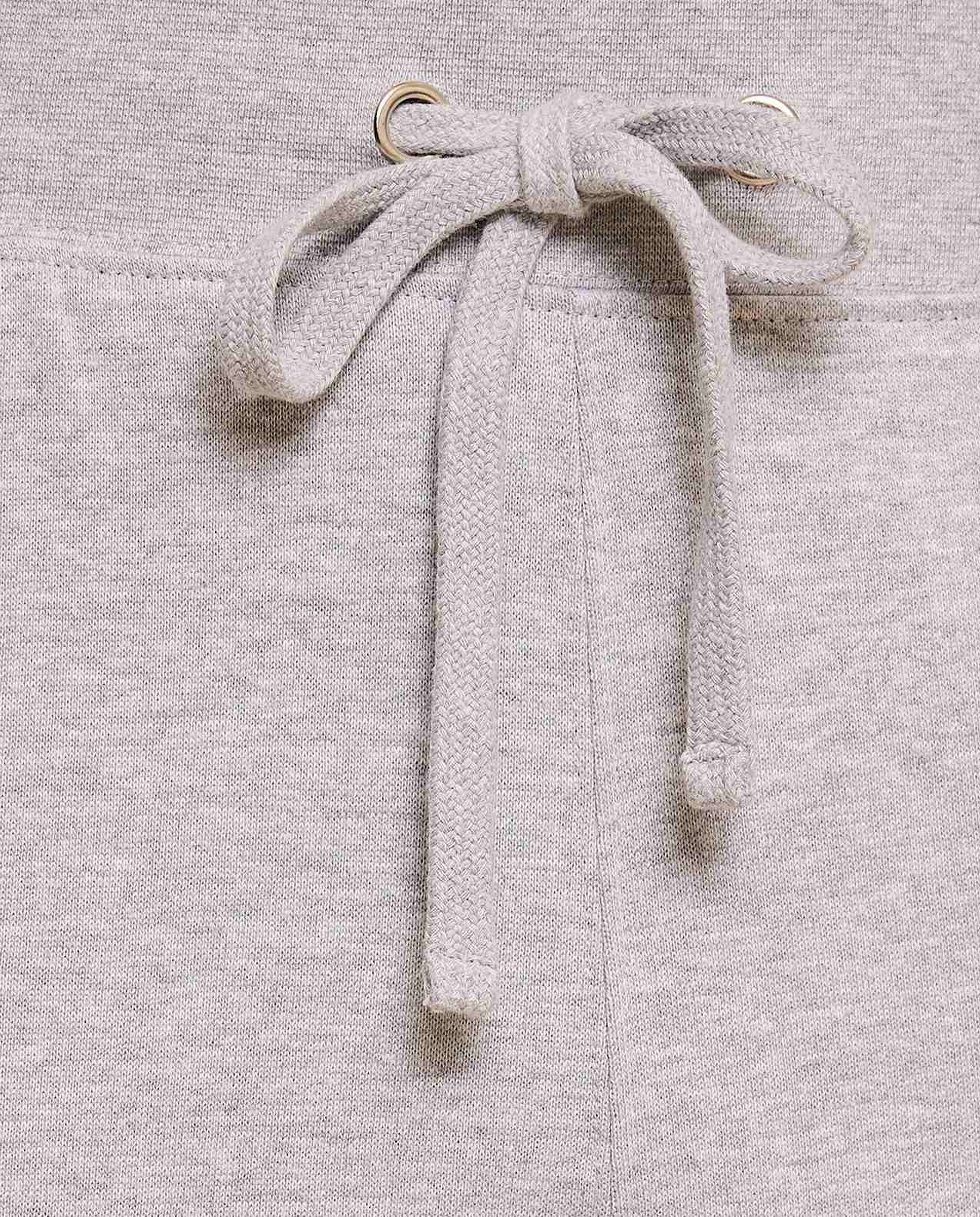 Appliqued Joggers with Drawstring Waist