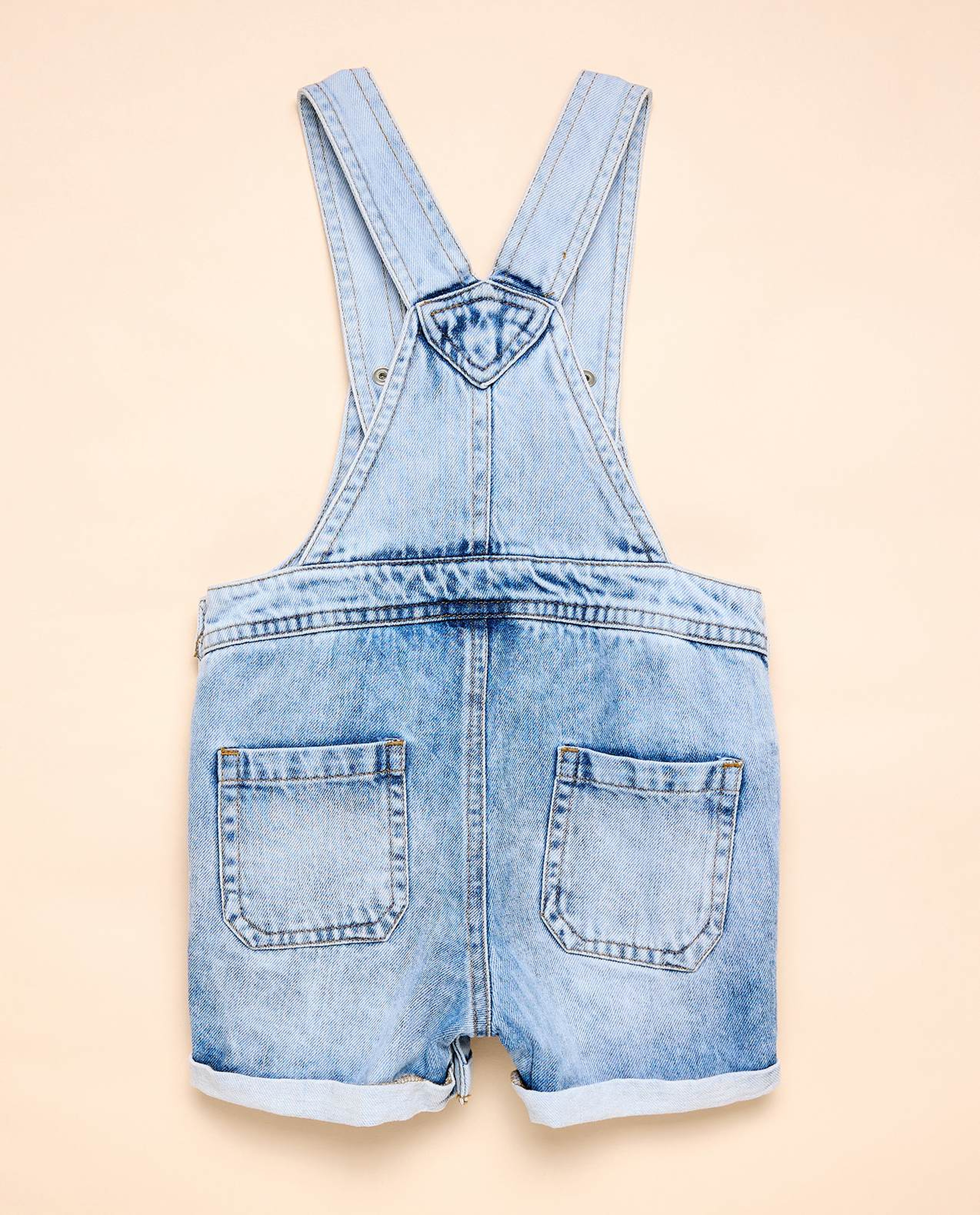 Striped T-Shirt and Dungaree Set