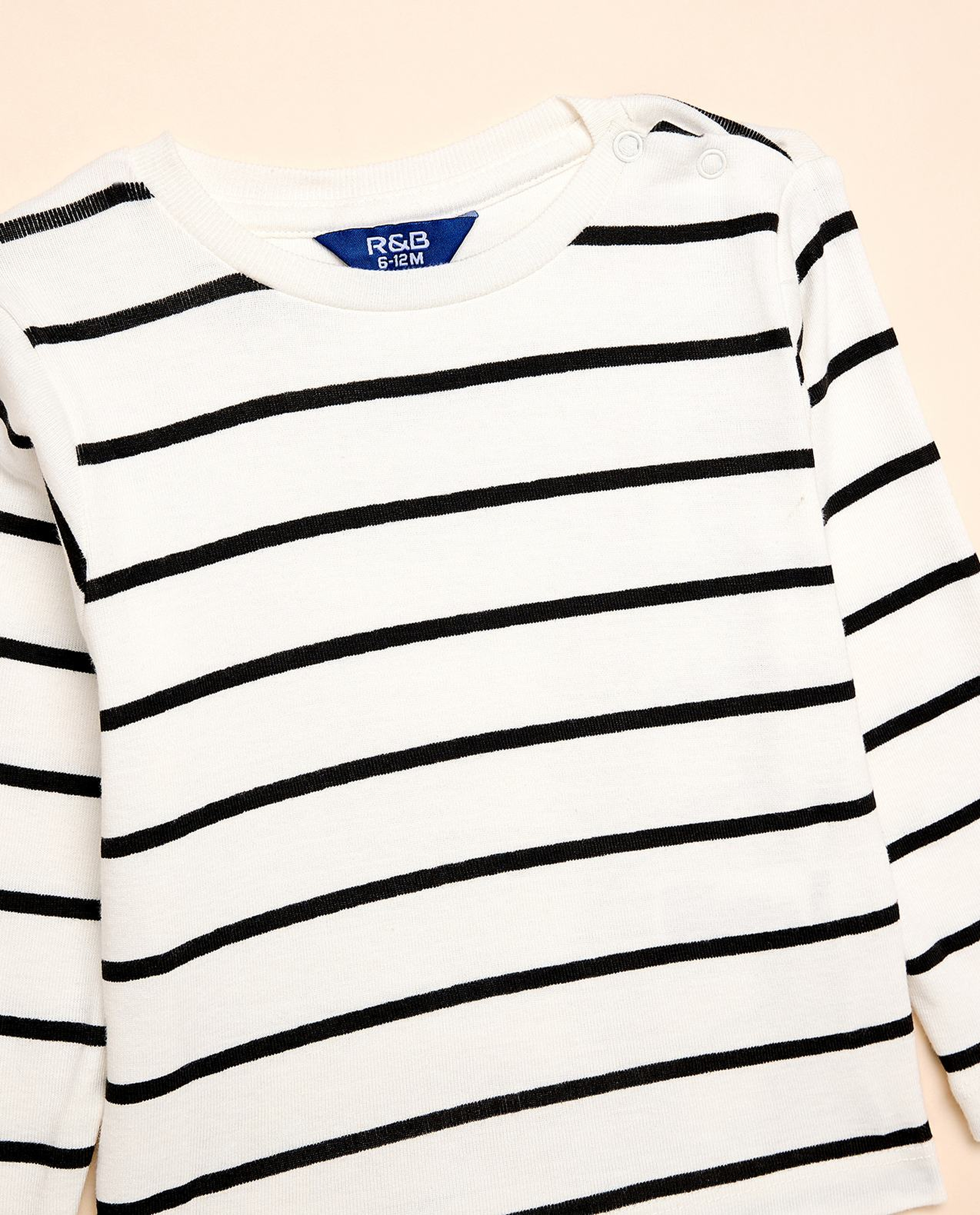 Striped T-Shirt and Dungaree Set