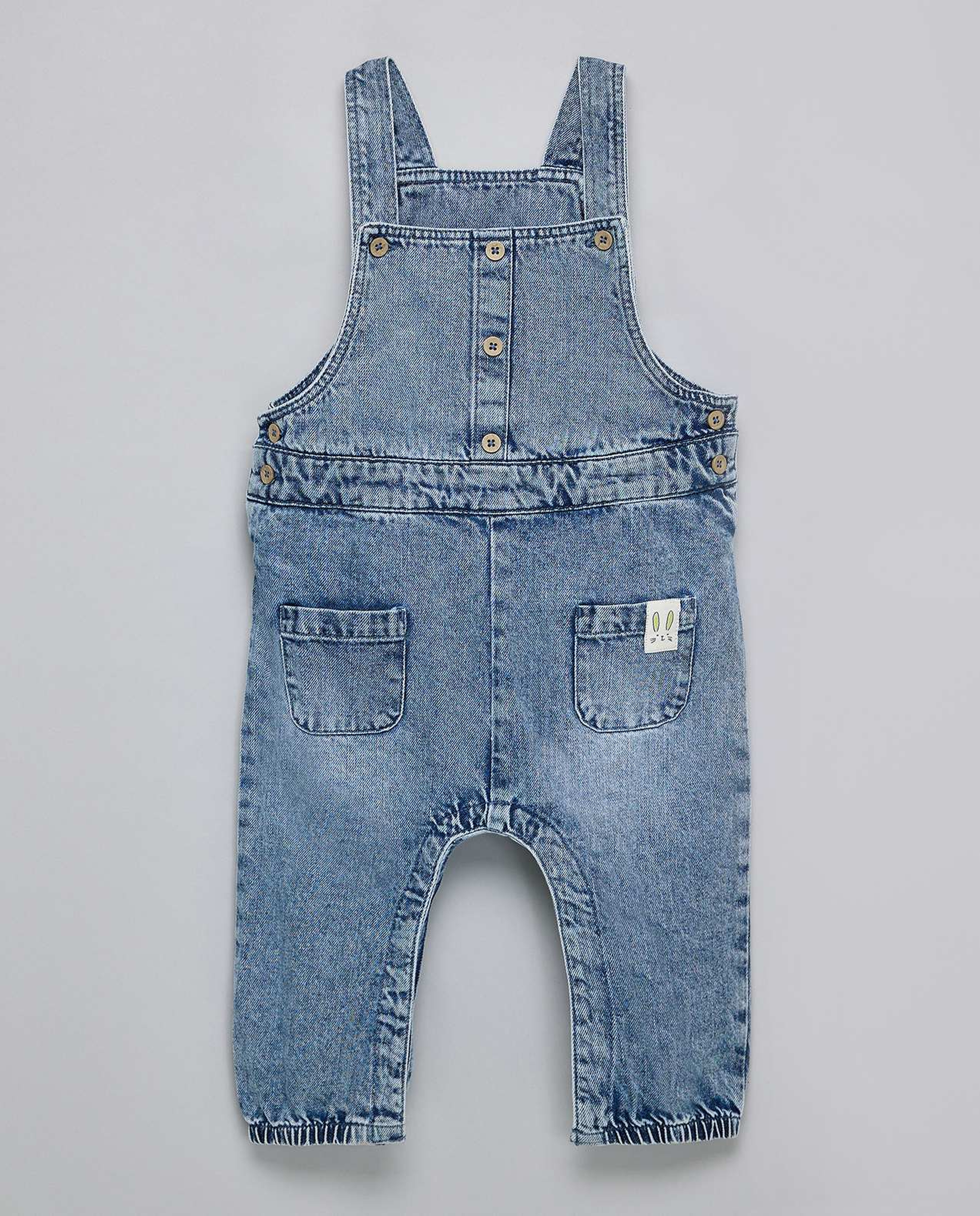 Printed T-Shirt and Dungaree Set