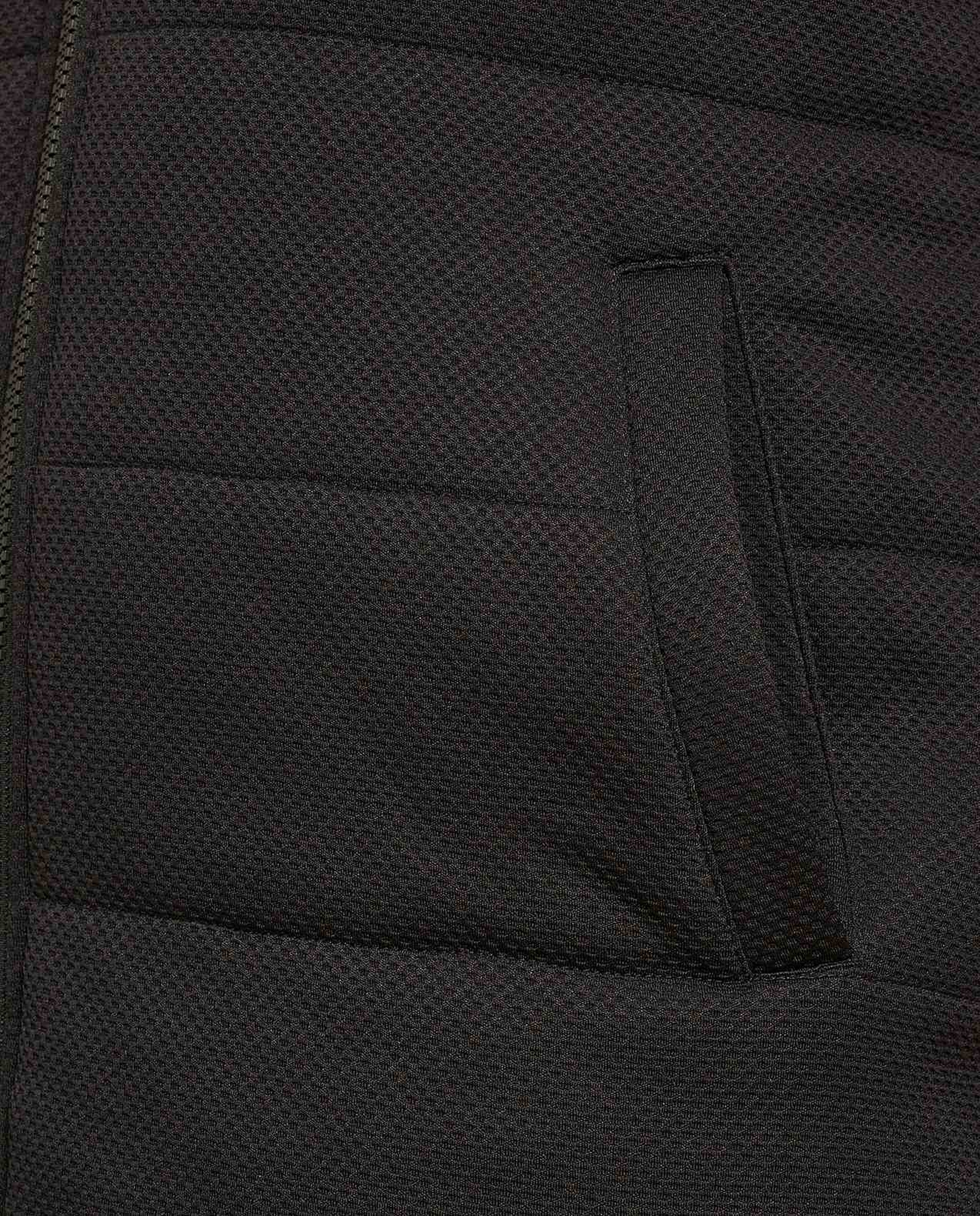 Hooded Puffer Jacket with Zipper Closure