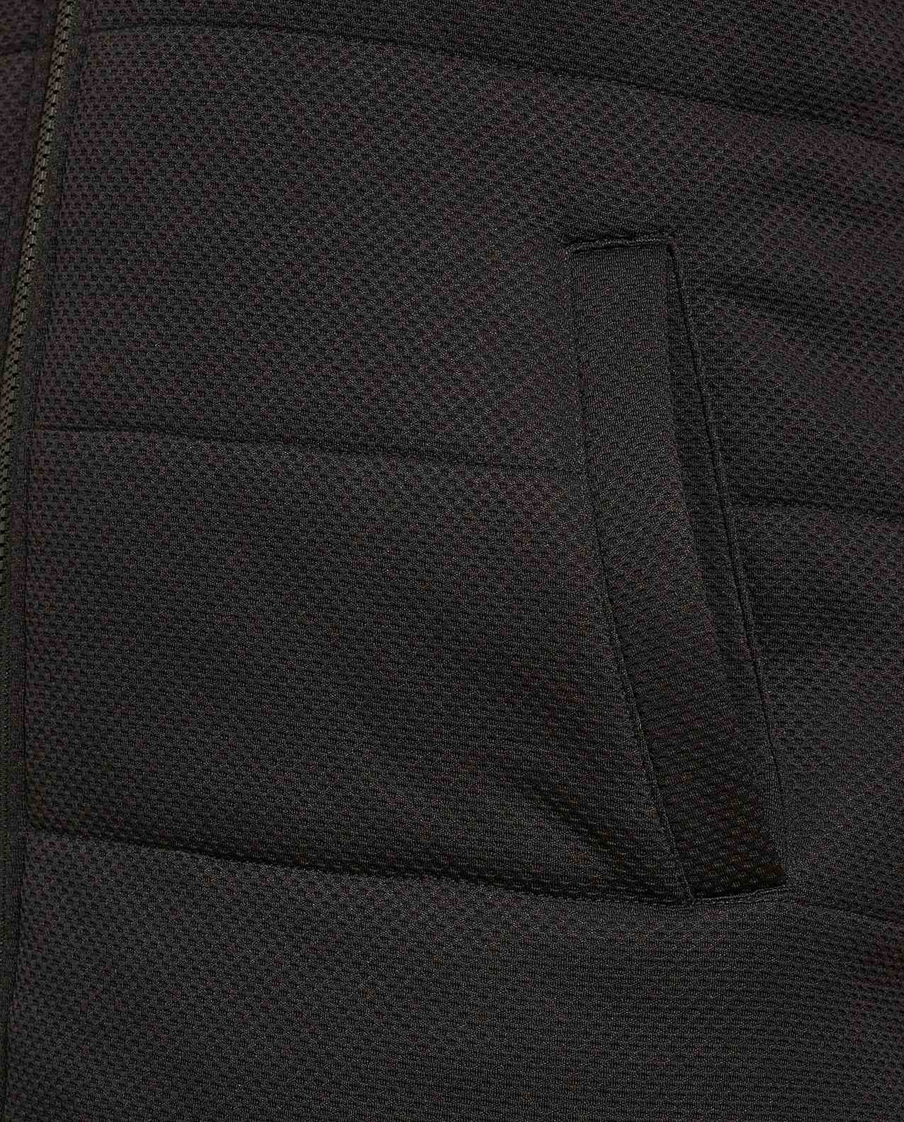 Hooded Puffer Jacket with Zipper Closure