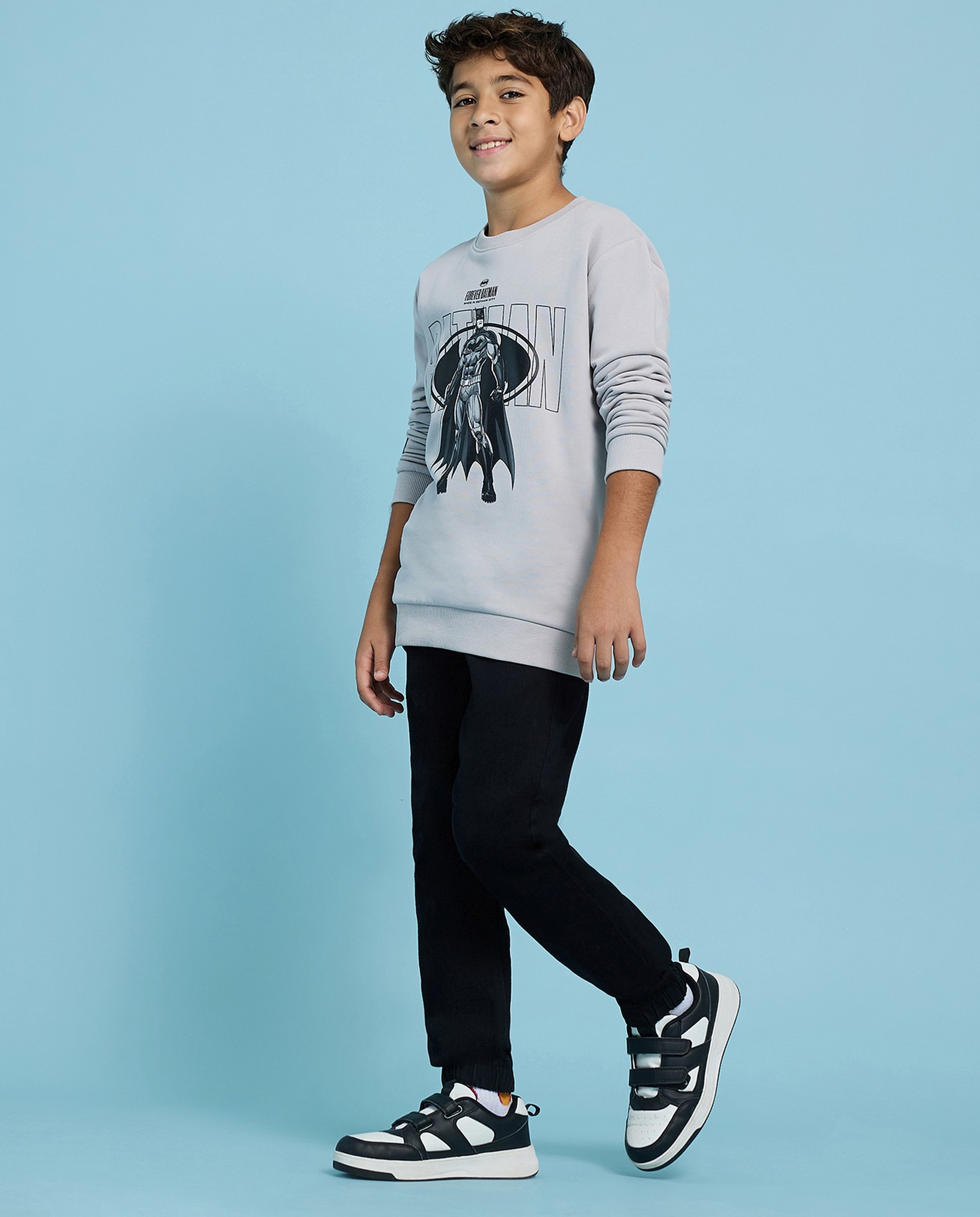 Solid Jogger Jeans with Drawstring Waist