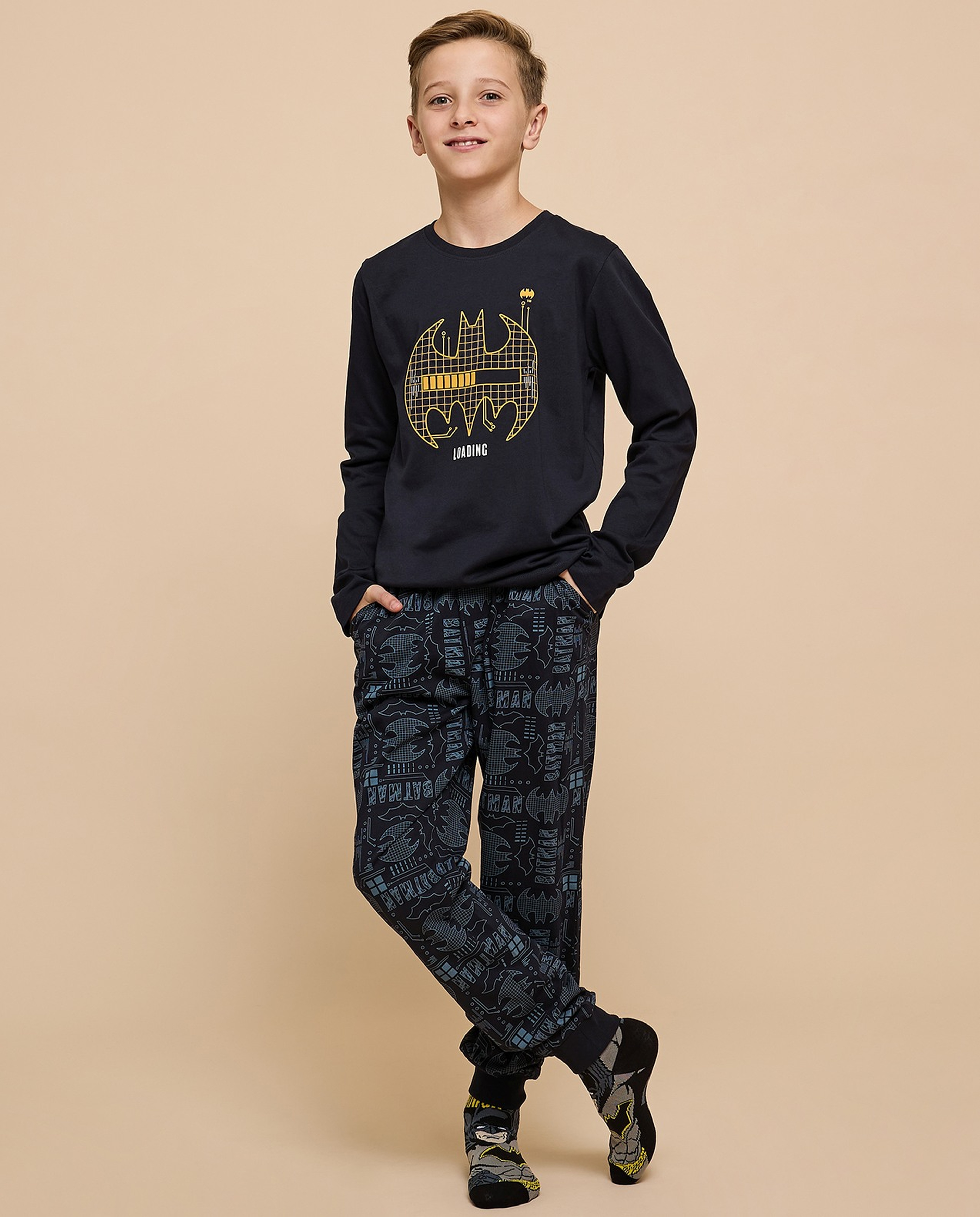 Batman Printed Pyjama Set