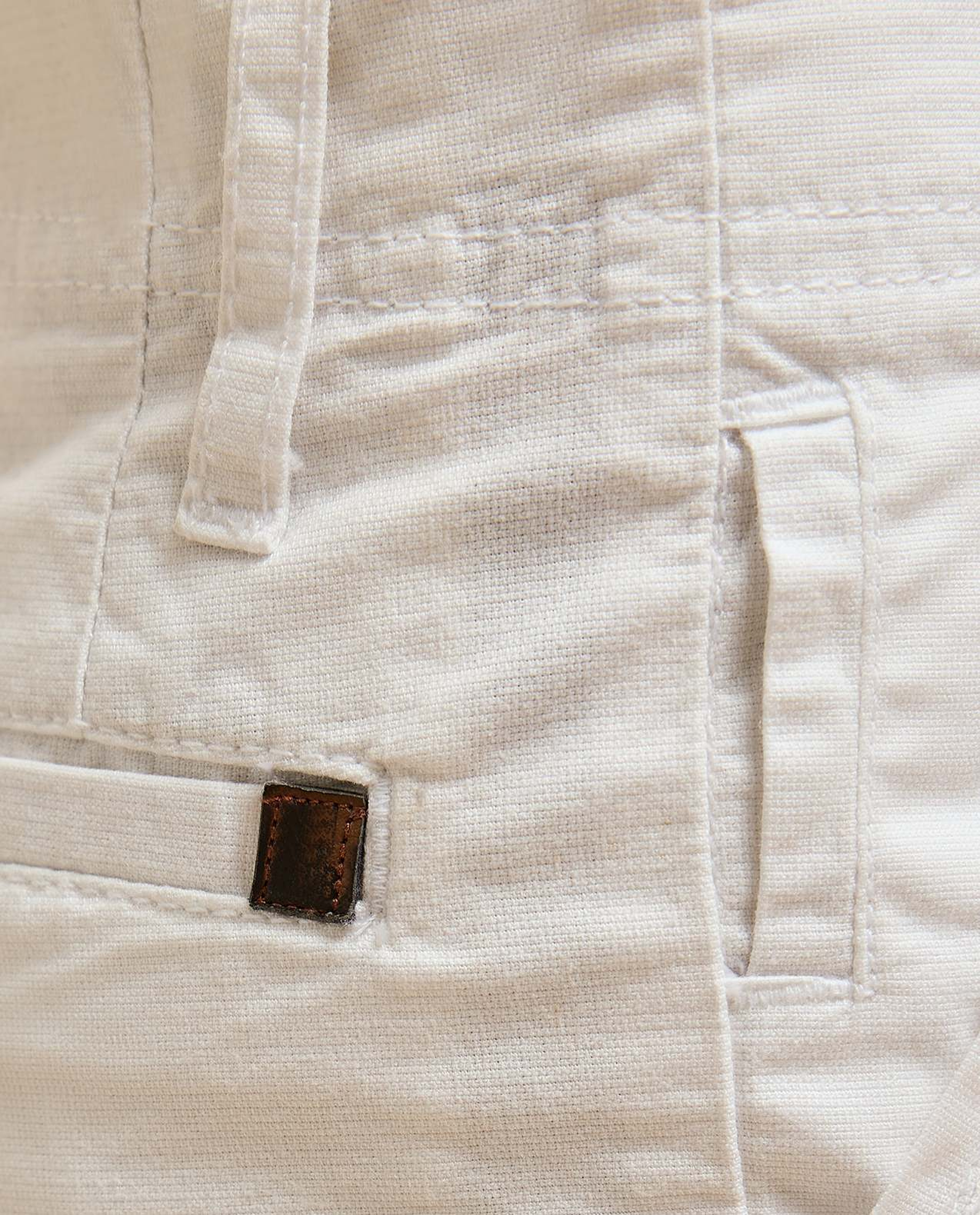 Solid Shorts with Button Closure