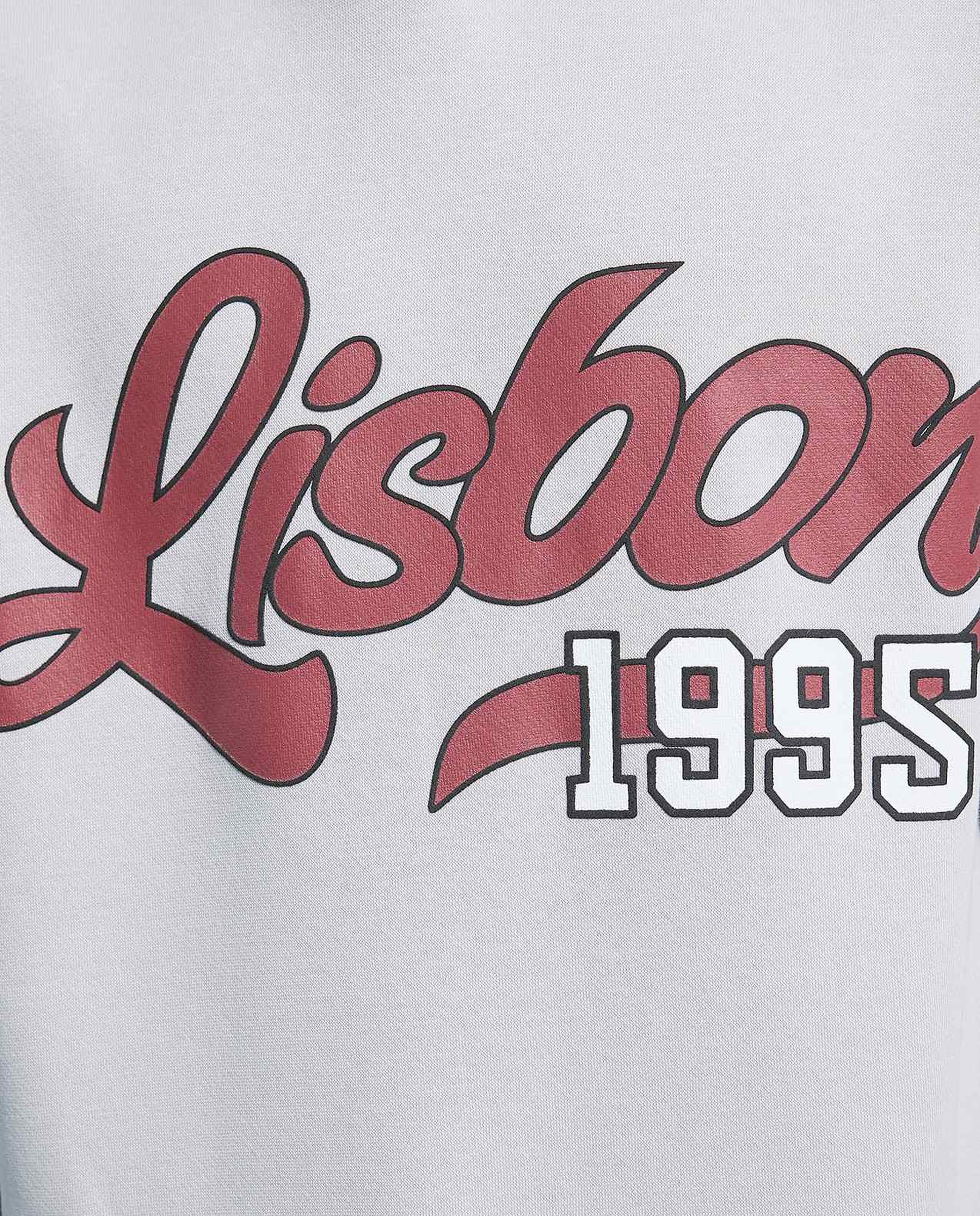 Printed Hoodie with Long Sleeves