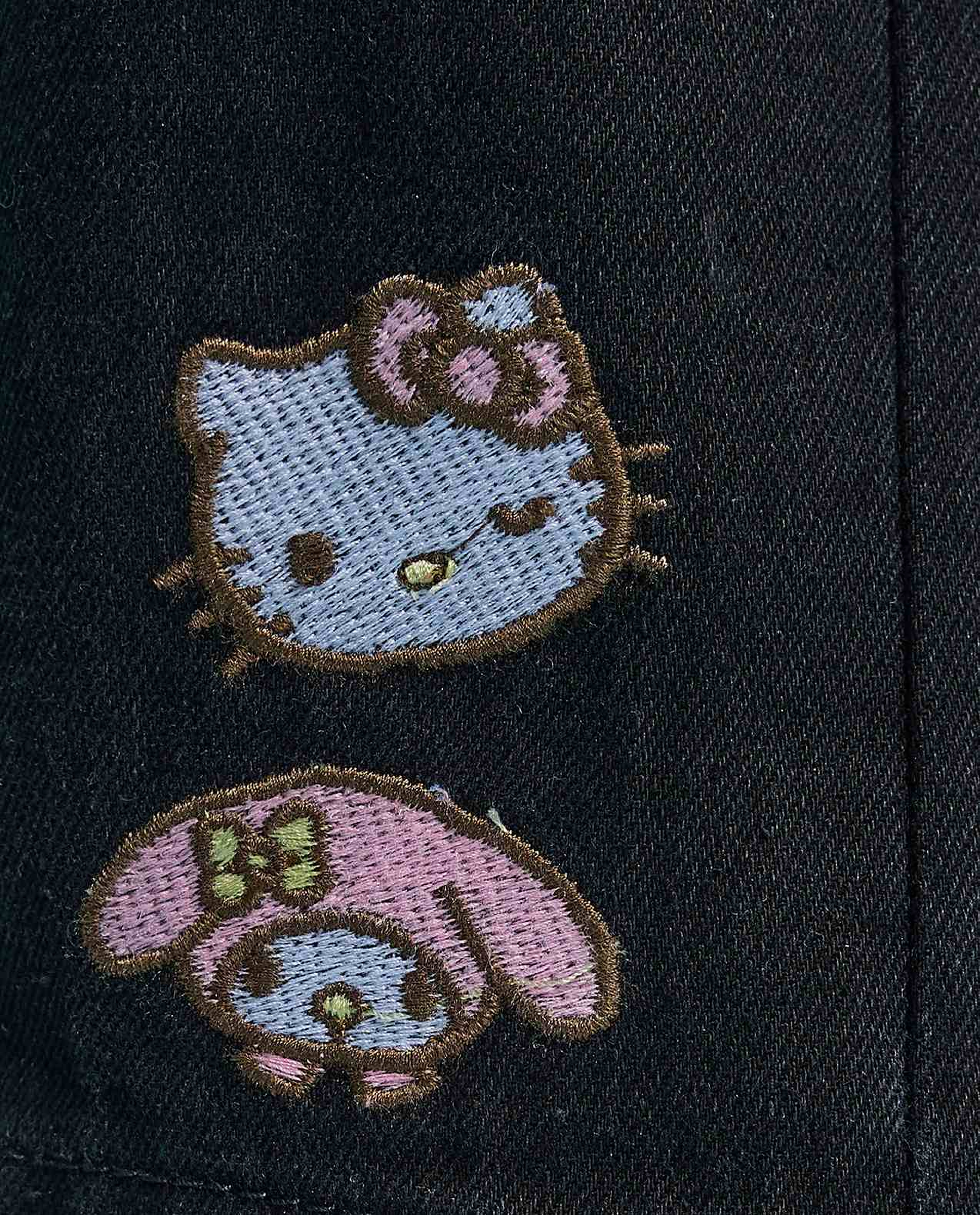 Hello Kitty Flared Jeans with Button Closure
