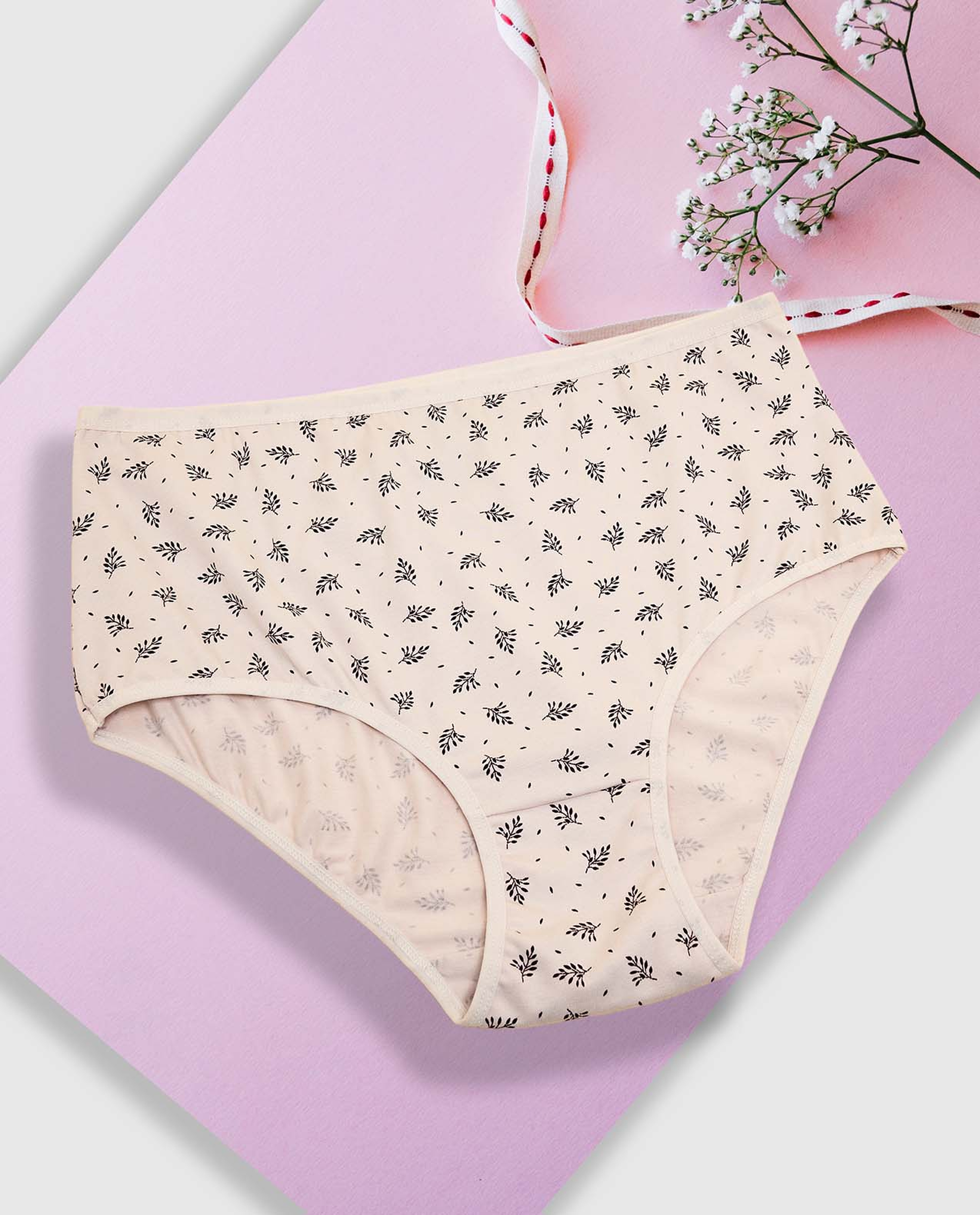 3 Pack Printed Full Briefs