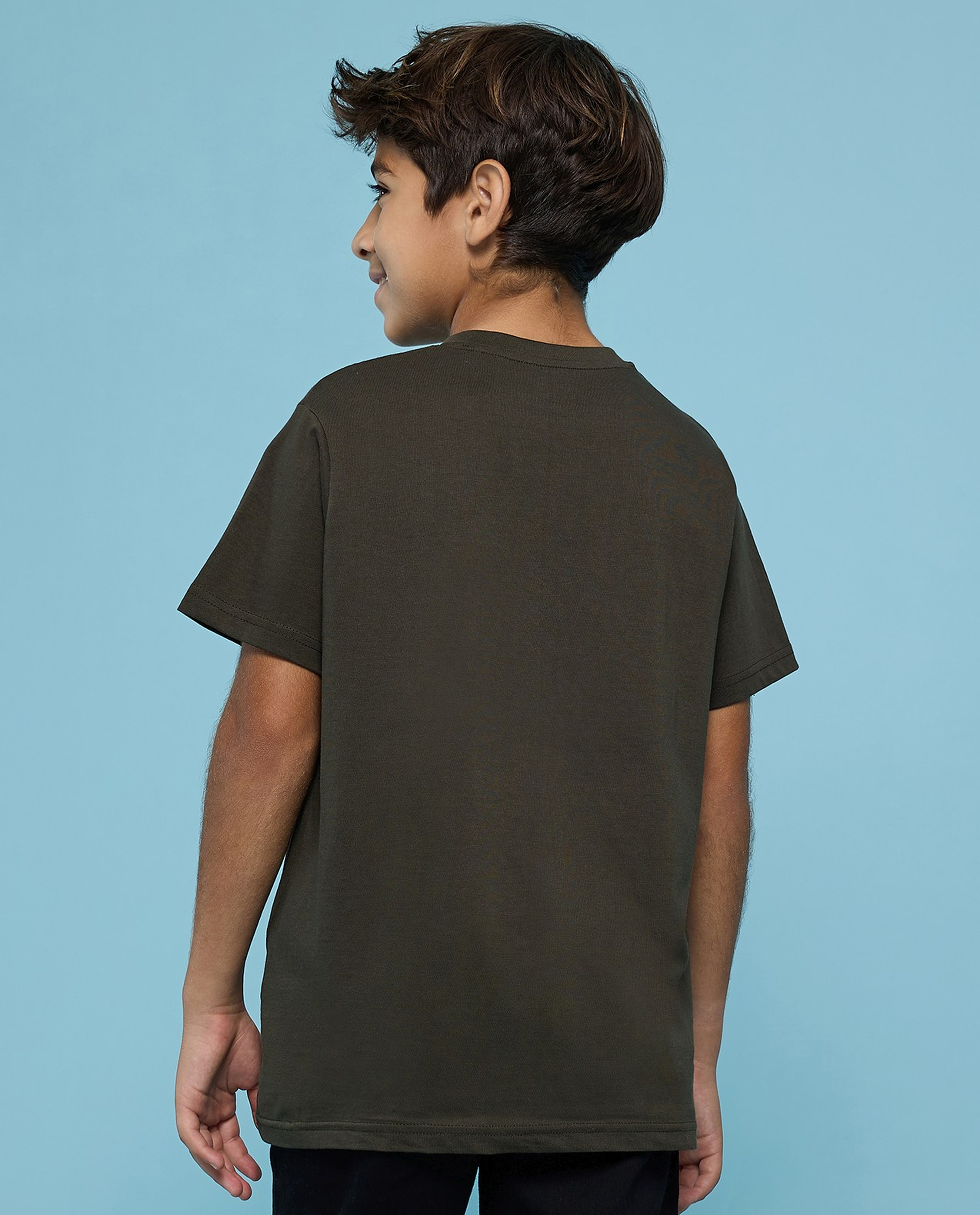 Printed T-Shirt with Crew Neck and Short Sleeves