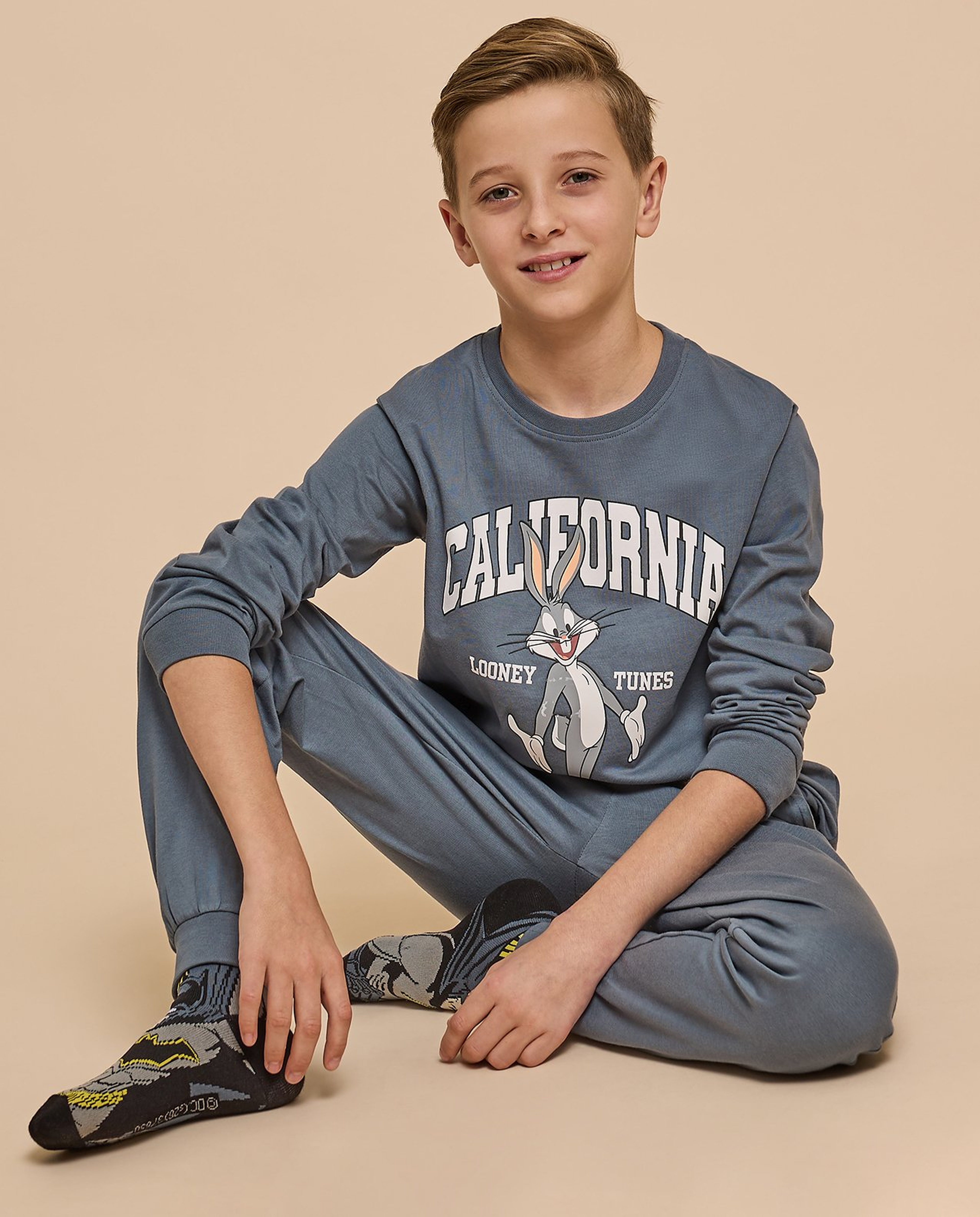 Looney Tunes Printed Pyjama Set