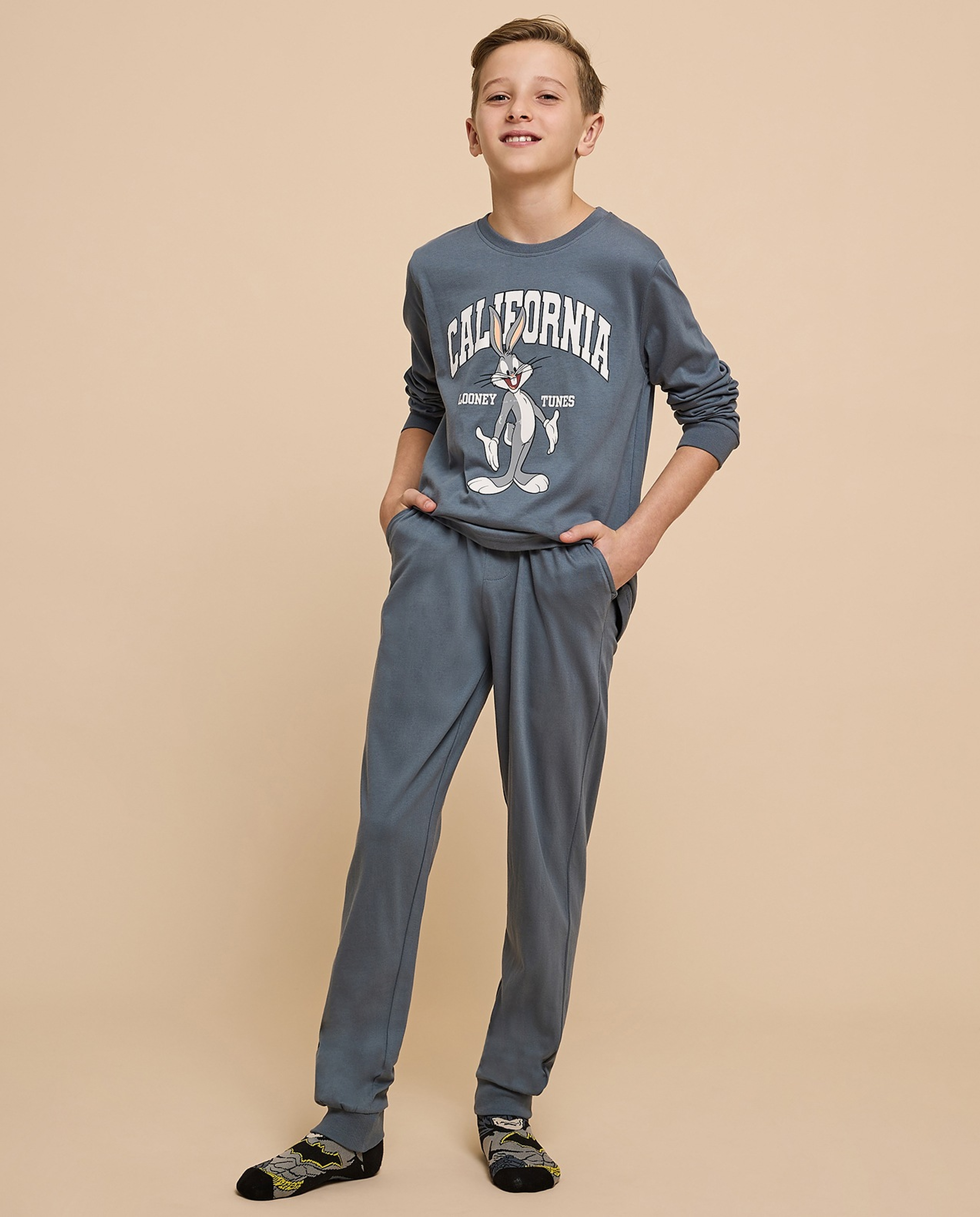 Looney Tunes Printed Pyjama Set