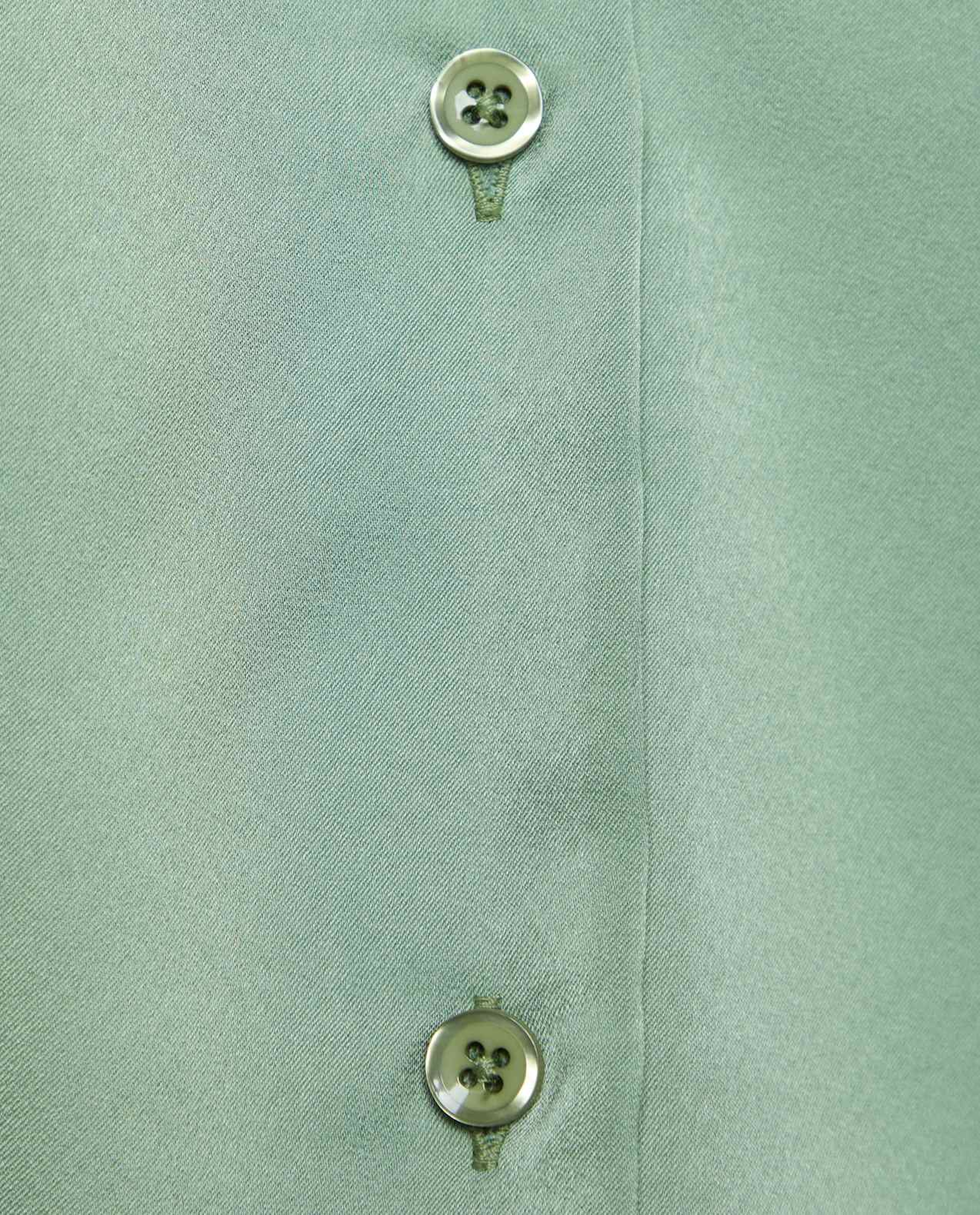 Solid Shirt with Classic Collar and Long Sleeves