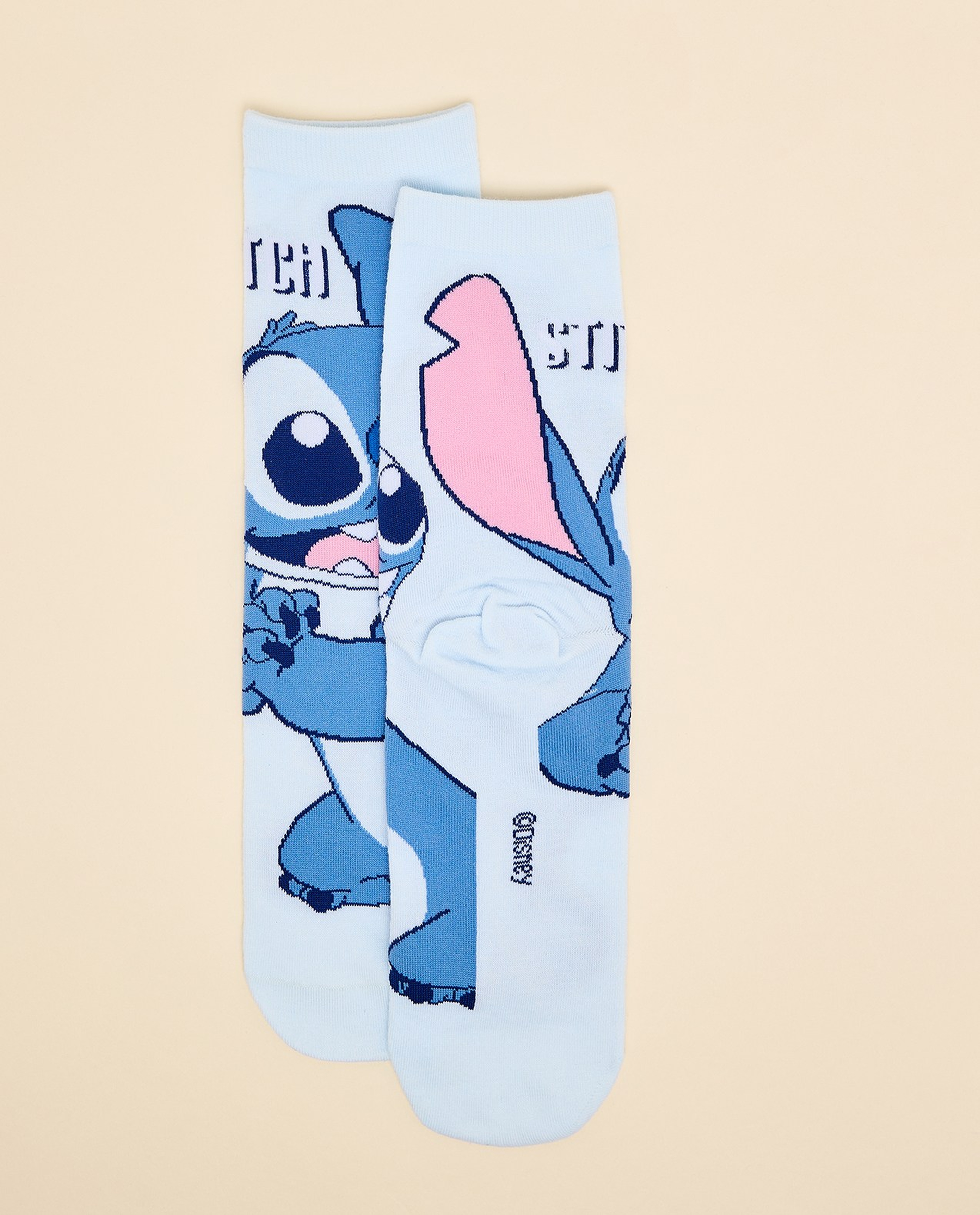 2 Pack Stitch Print Ankle Socks