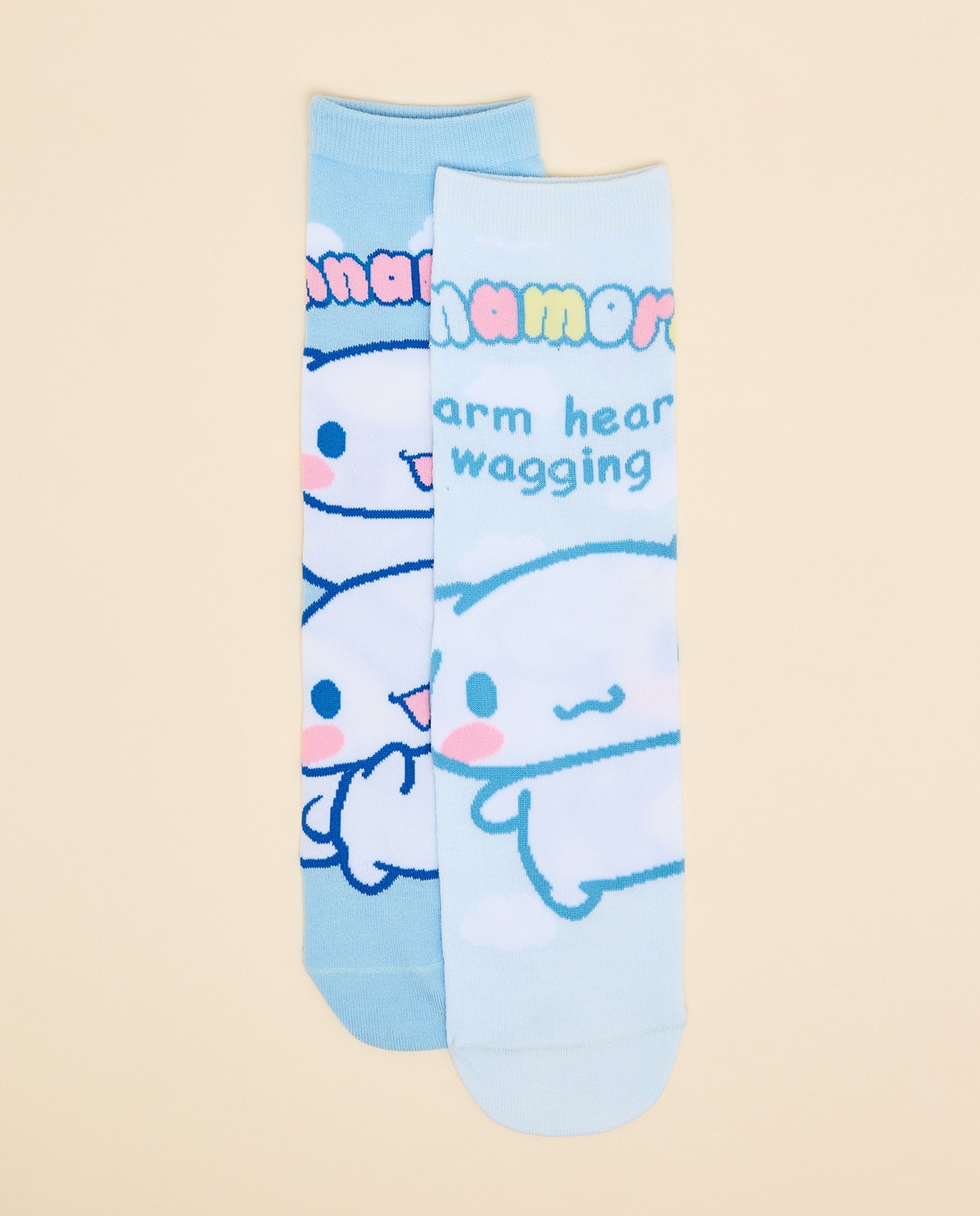 2 Pack Cinnamoroll Print Ankle Socks