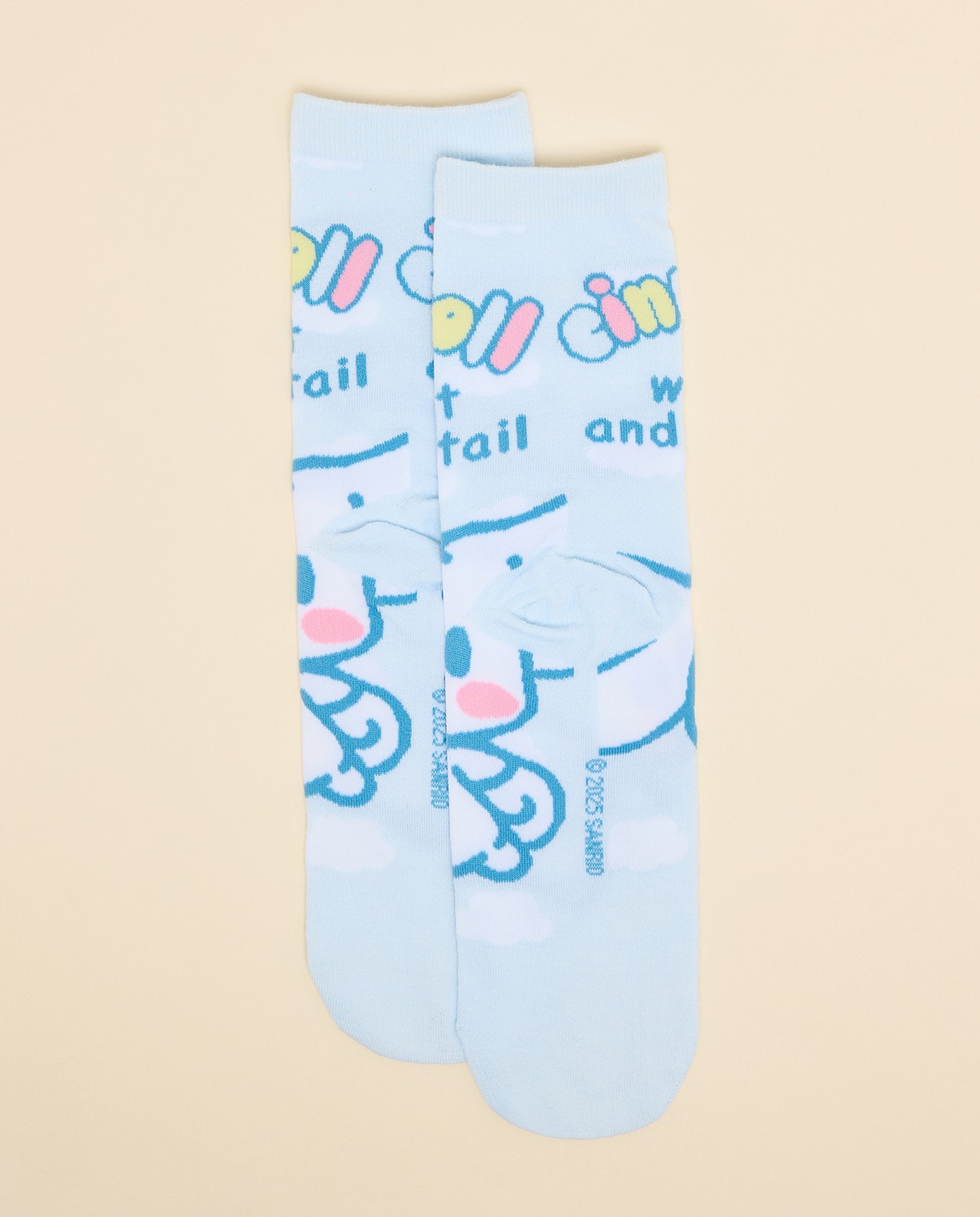 2 Pack Cinnamoroll Print Ankle Socks
