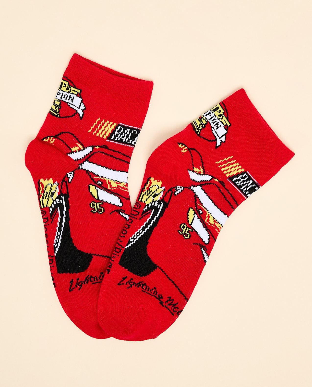 3 Pack Cars Print Ankle Socks