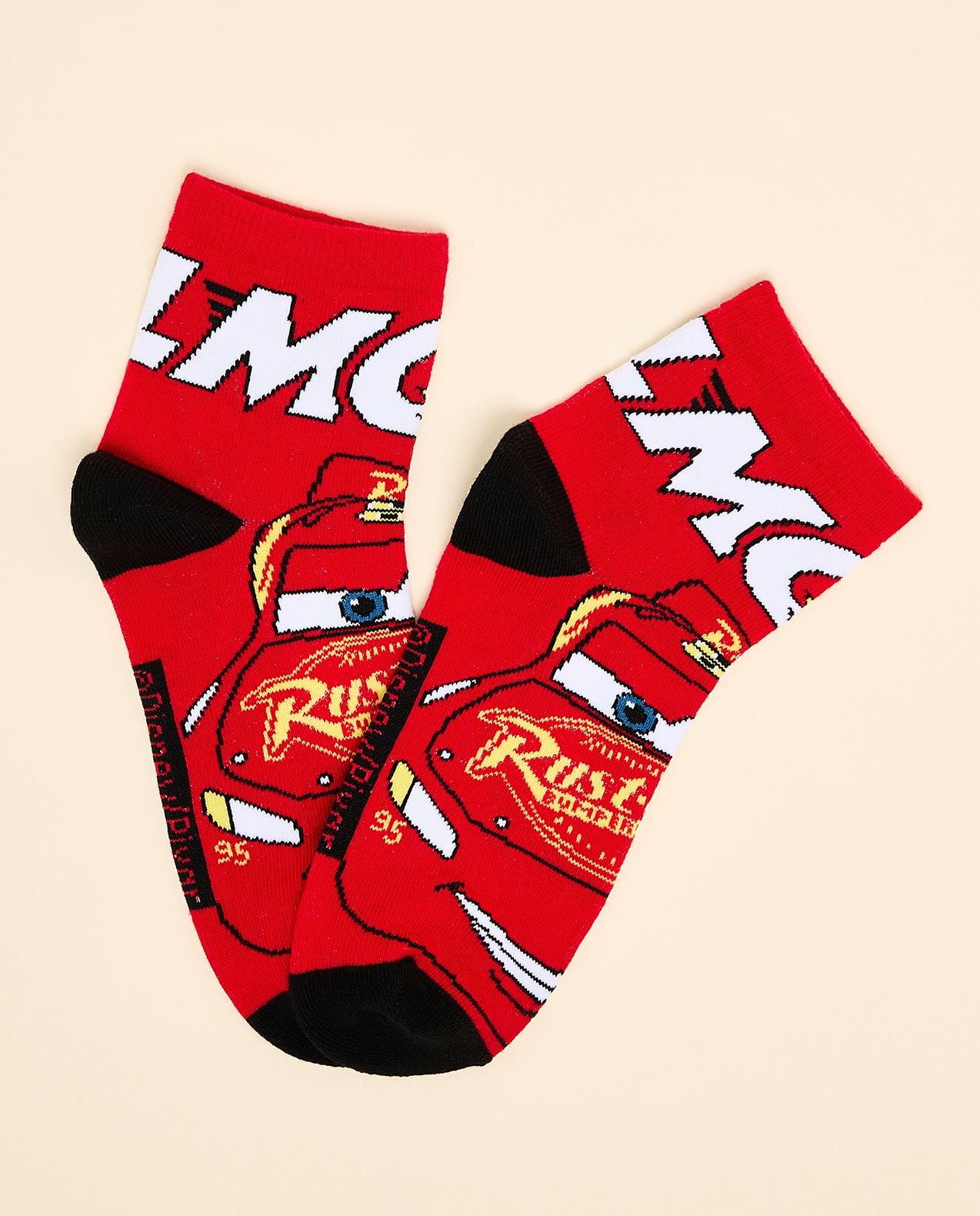 3 Pack Cars Print Ankle Socks