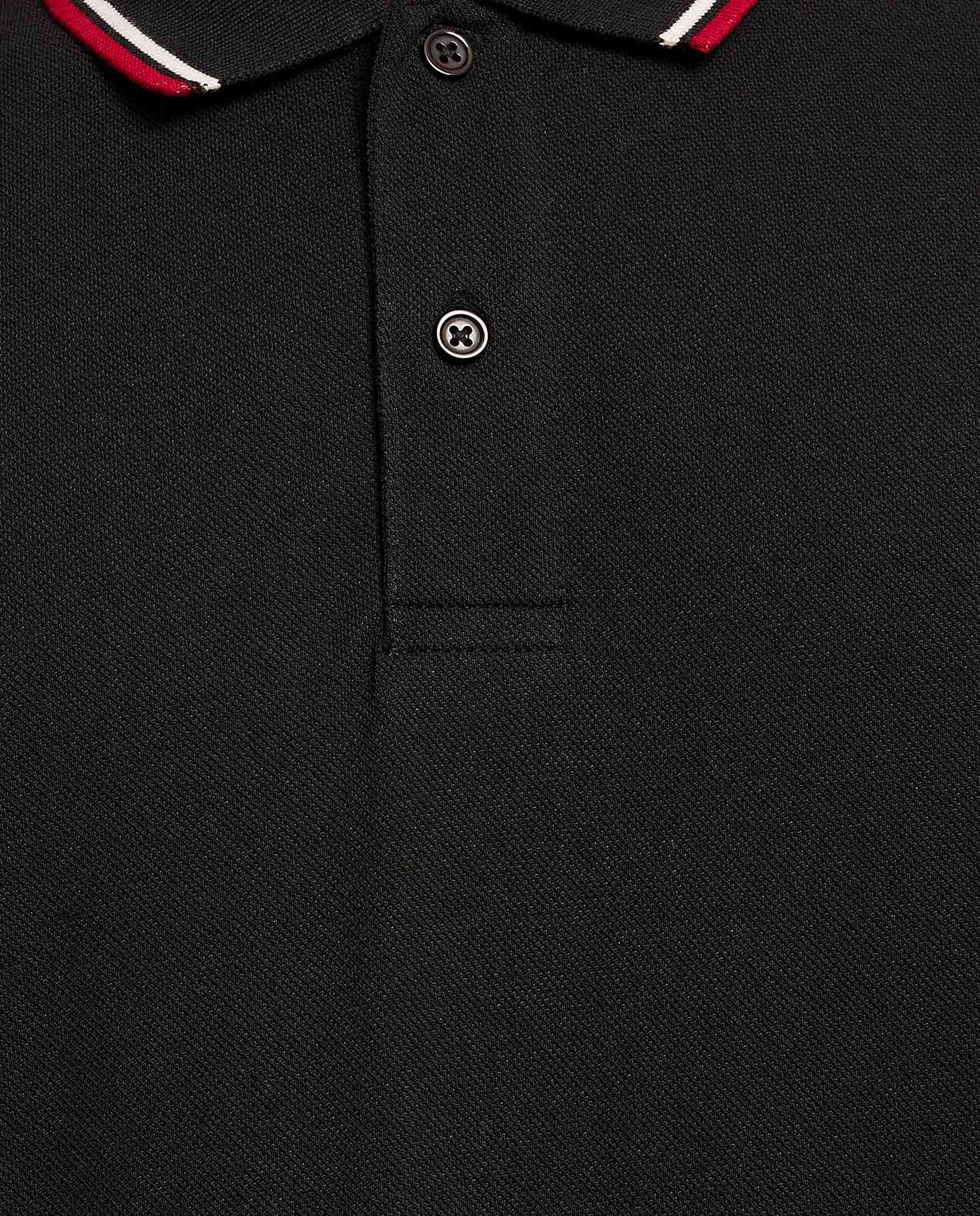 Contrast Tipping Polo T-Shirt with Short Sleeves