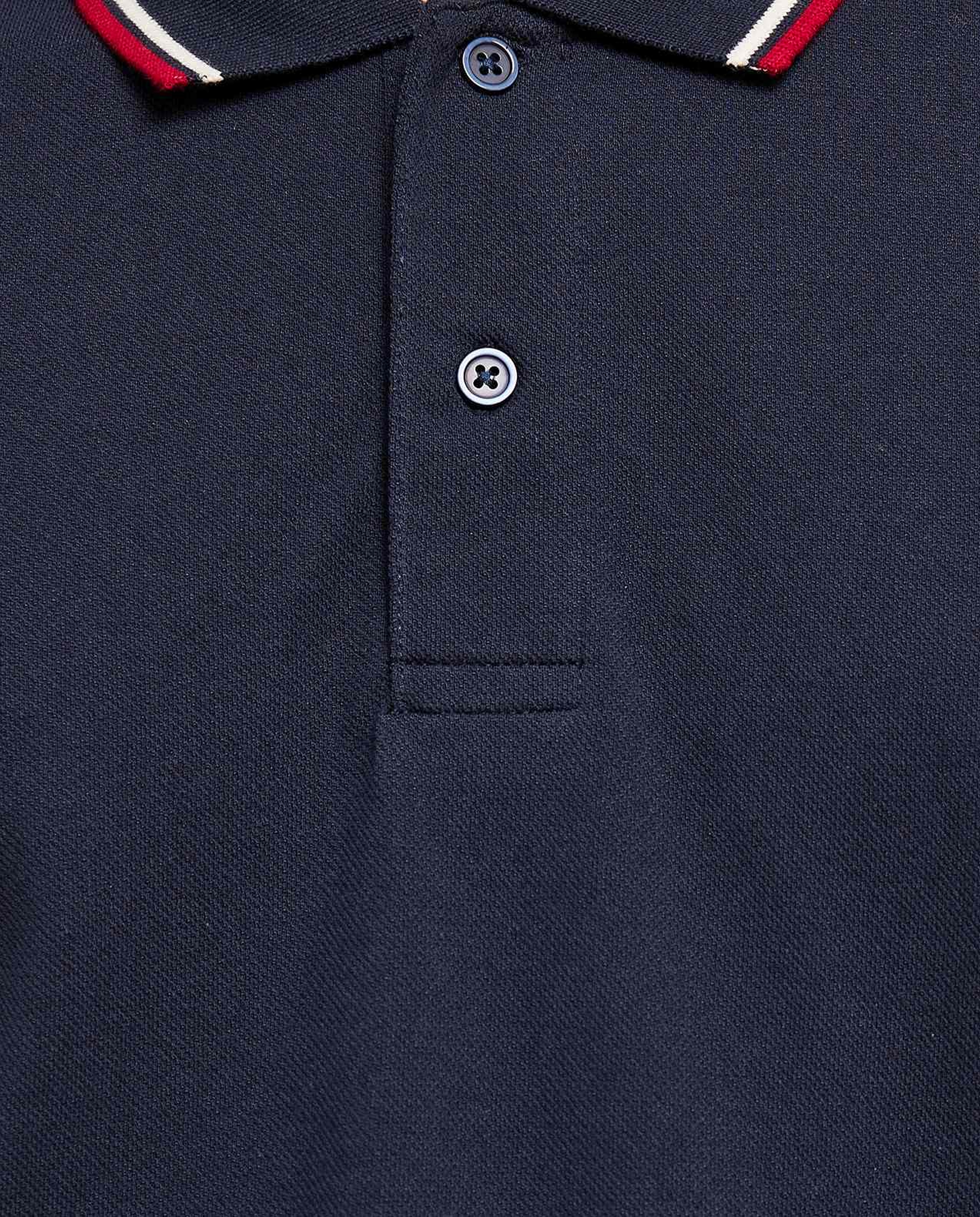 Contrast Tipping Polo T-Shirt with Short Sleeves