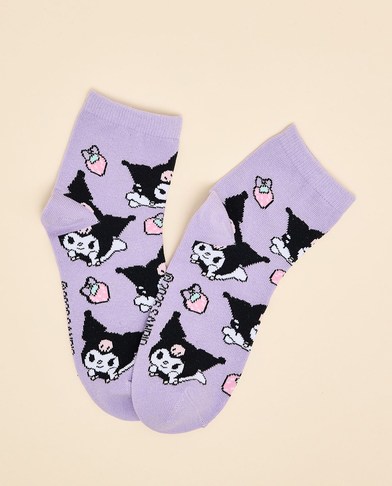 3 Pack Kuromi Print Ankle Socks