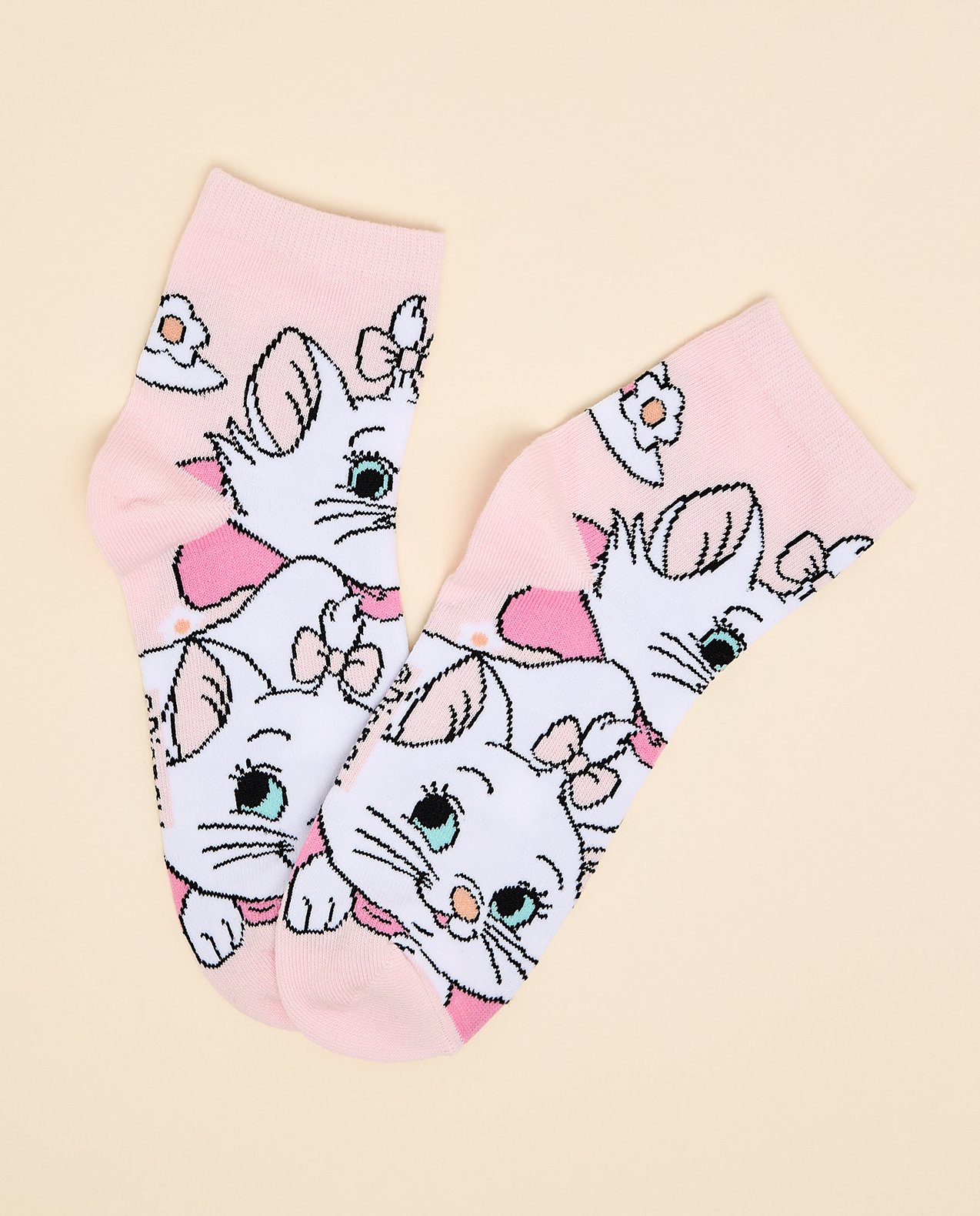 3 Pack Marie Print Ankle Socks