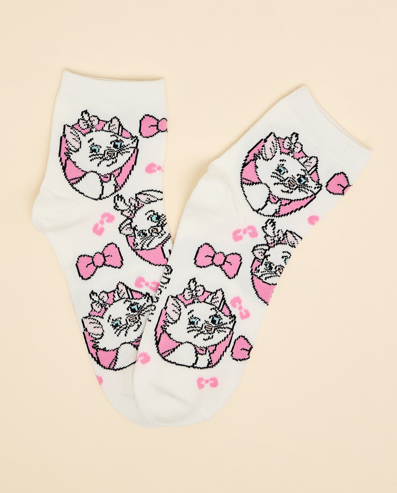 3 Pack Marie Print Ankle Socks