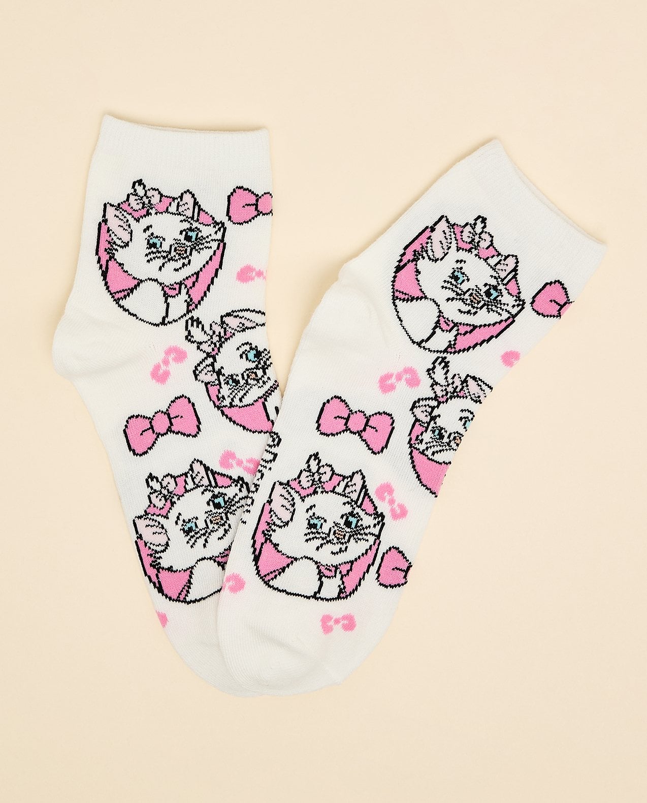 3 Pack Marie Print Ankle Socks