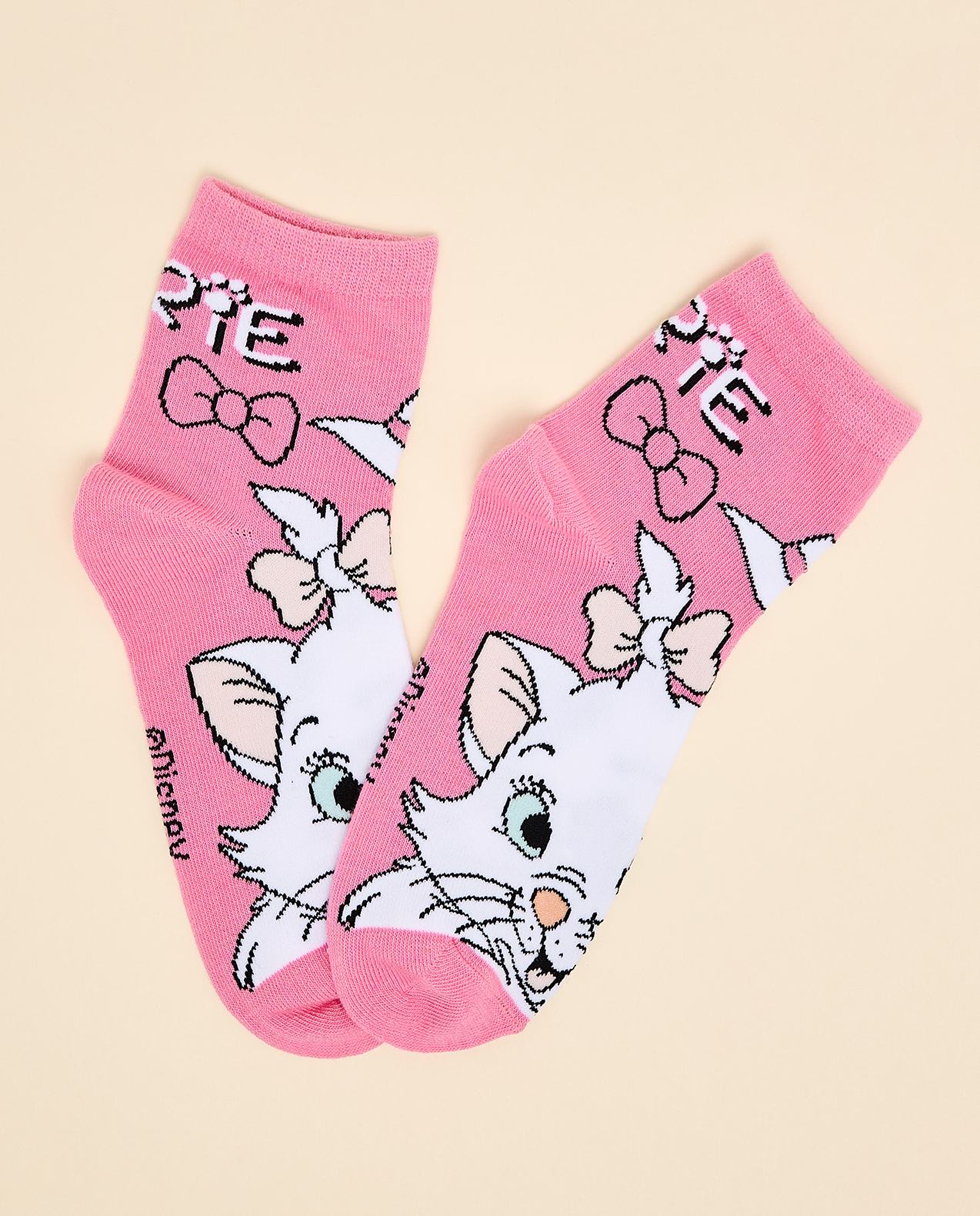 3 Pack Marie Print Ankle Socks