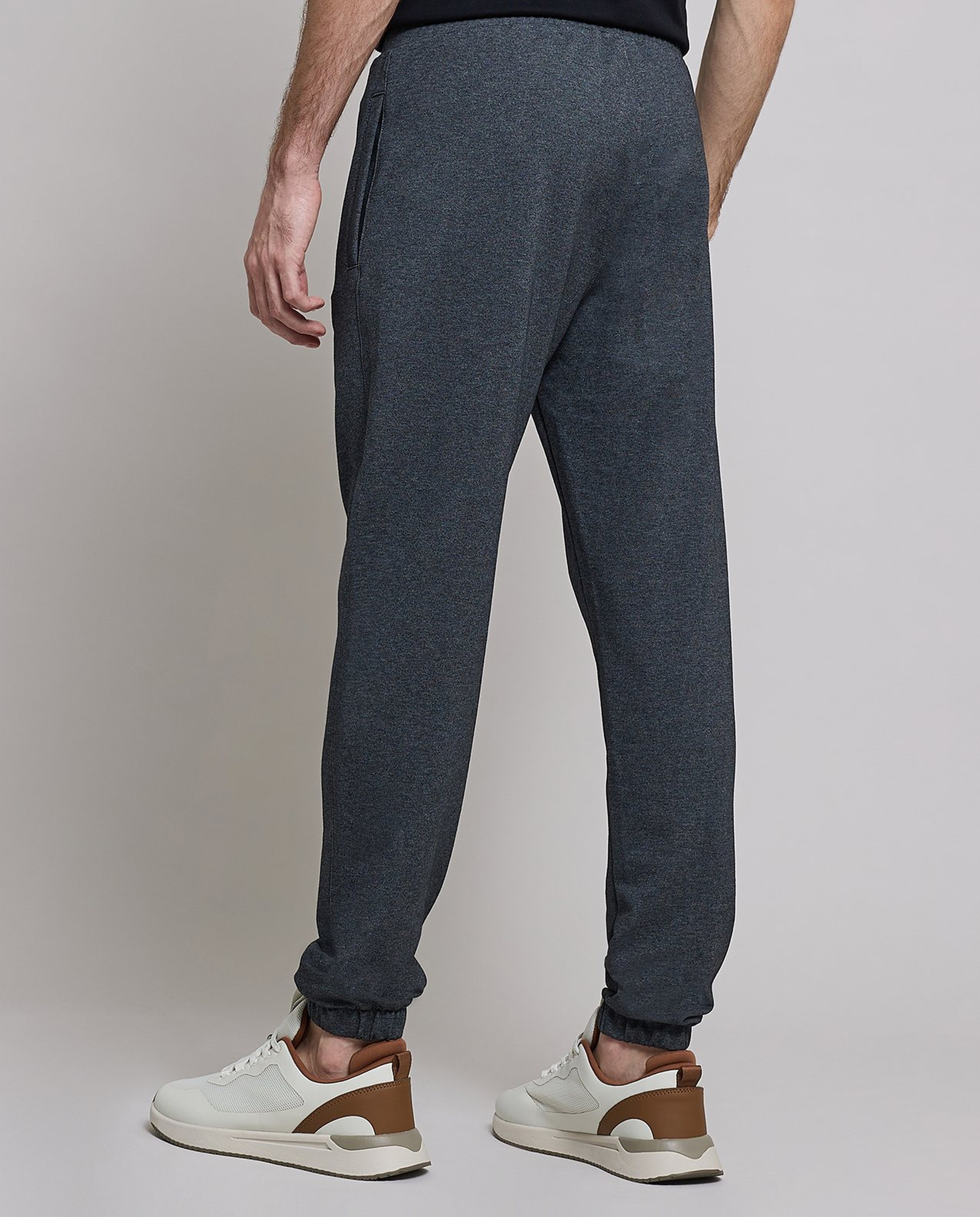 Solid Joggers with Drawstring Waist