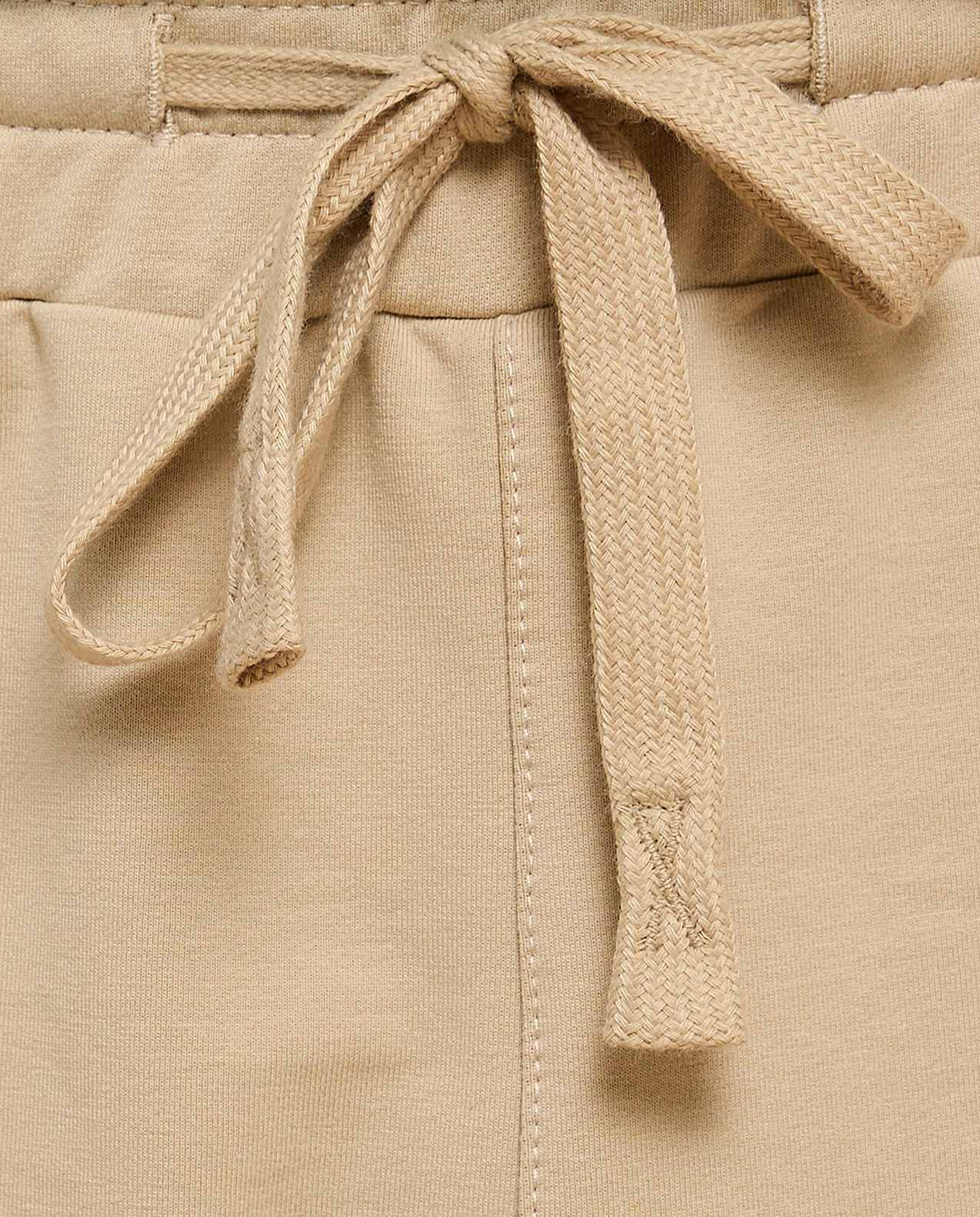 Solid Joggers with Drawstring Waist